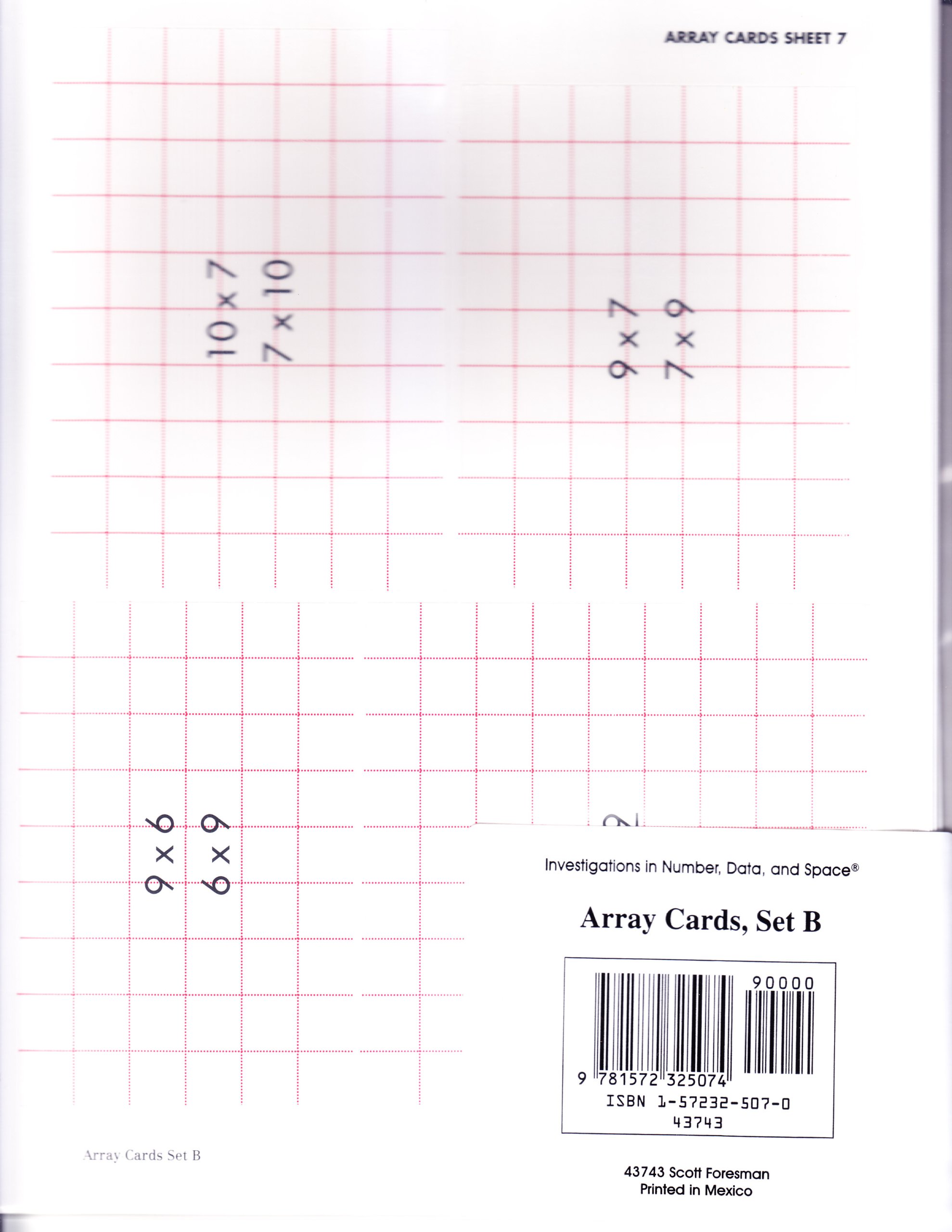 INVESTIGATIONS: ARRAY CARDS (SET B) by Scott Foresman | Goodreads
