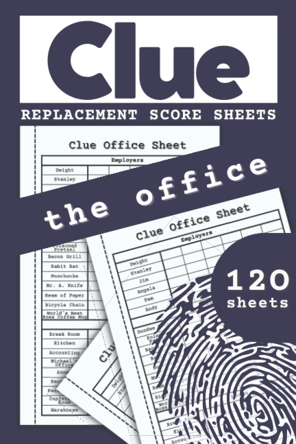 The Office Clue Replacement Score Sheets: 120 Sheets | Refills Book for ...