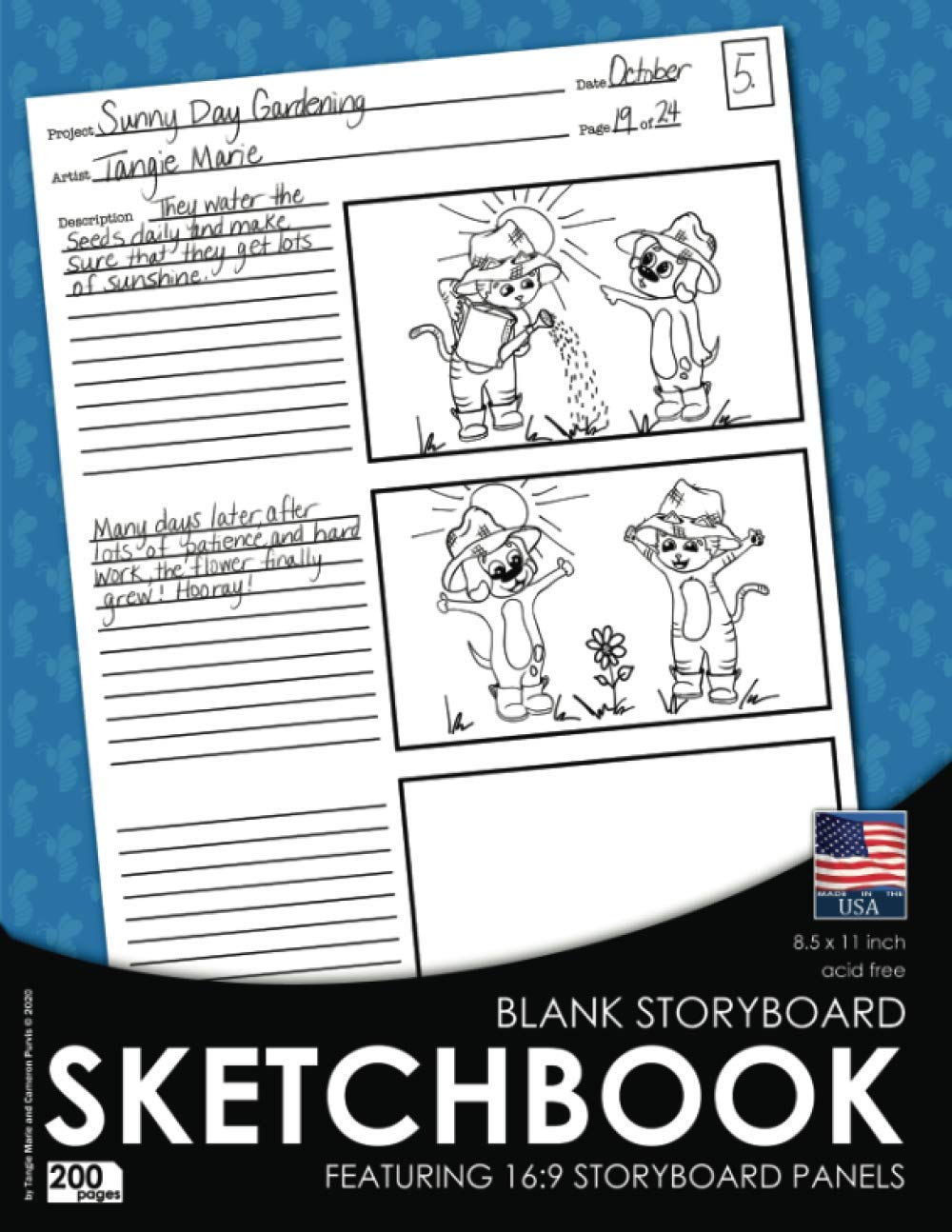 Blank Storyboard Sketchbook Featuring 169 Thumbnail Panels by Tangie Marie Goodreads