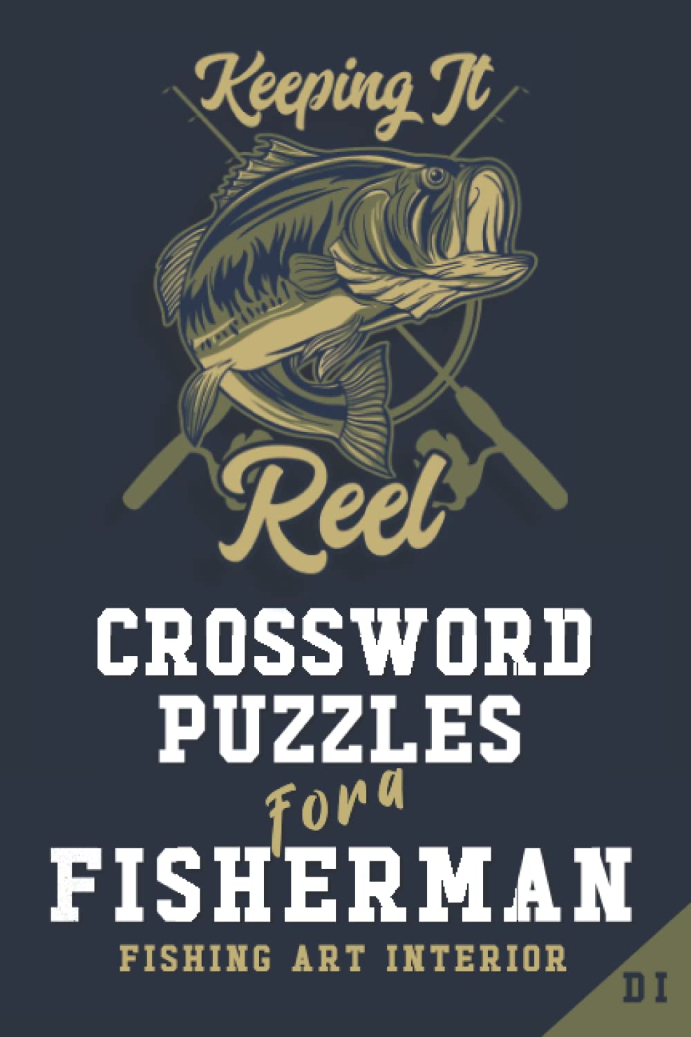 Crossword Puzzles for a Fisherman Fishing Themed Art Interior. Fun