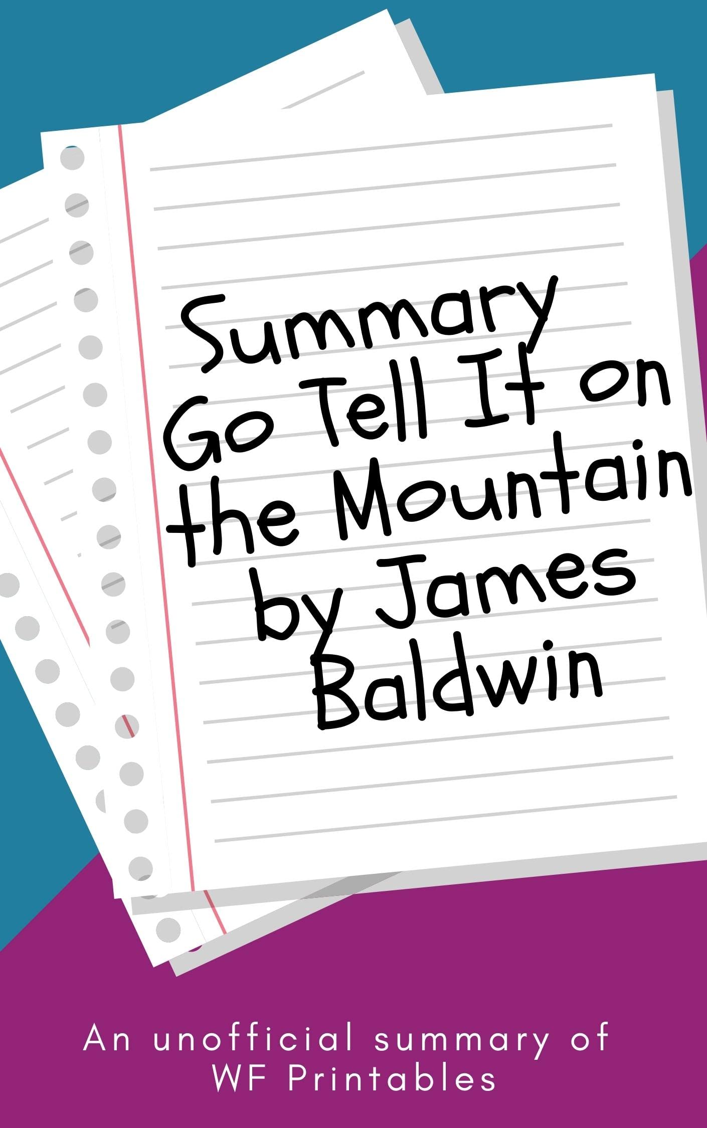 Summary Go Tell It on the Mountain by James Baldwin book cover