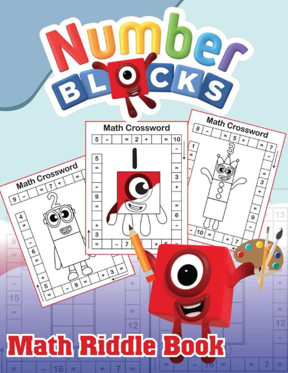 Numberblocks Math Riddle Book: Math puzzles for 5-8 year olds, Logic ...