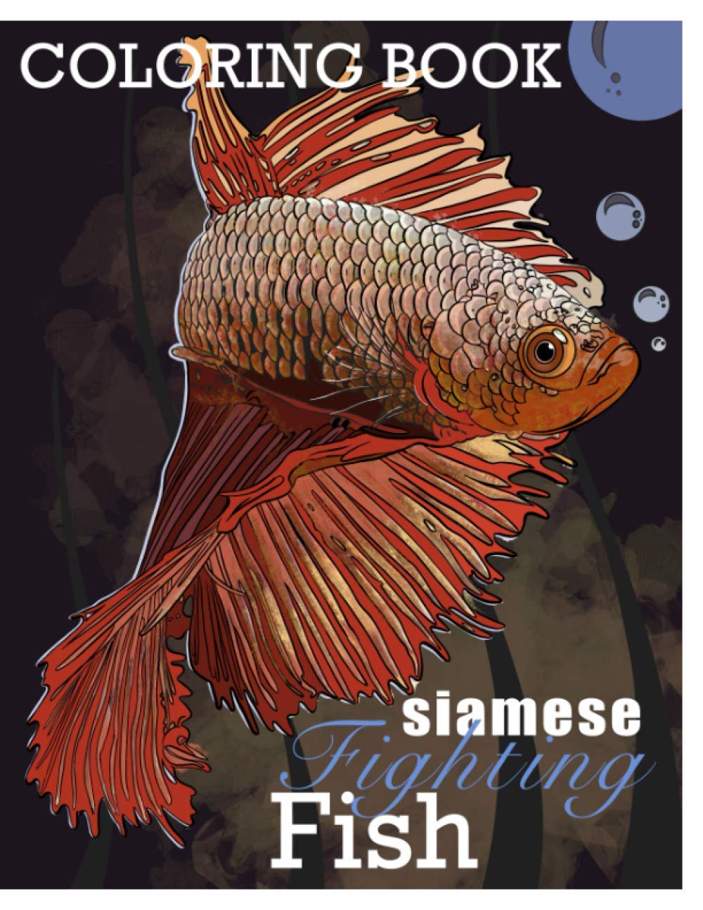 Siamese Fighting Fish Coloring book Betta Fish Coloring Book Fun Facts