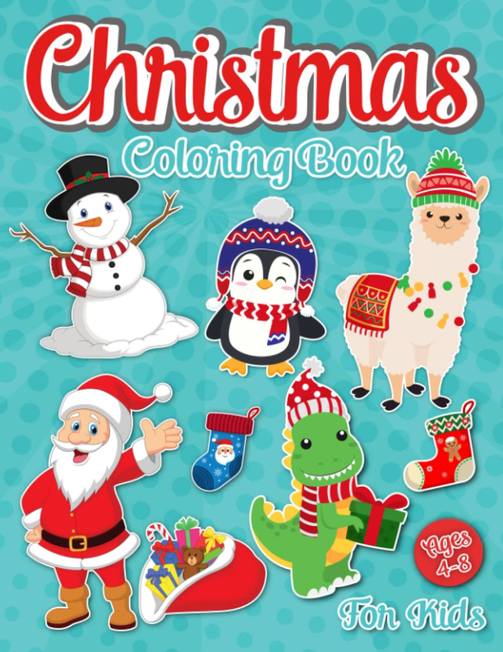 Christmas Coloring Book for Kids Cute Pages to Color for Children Ages