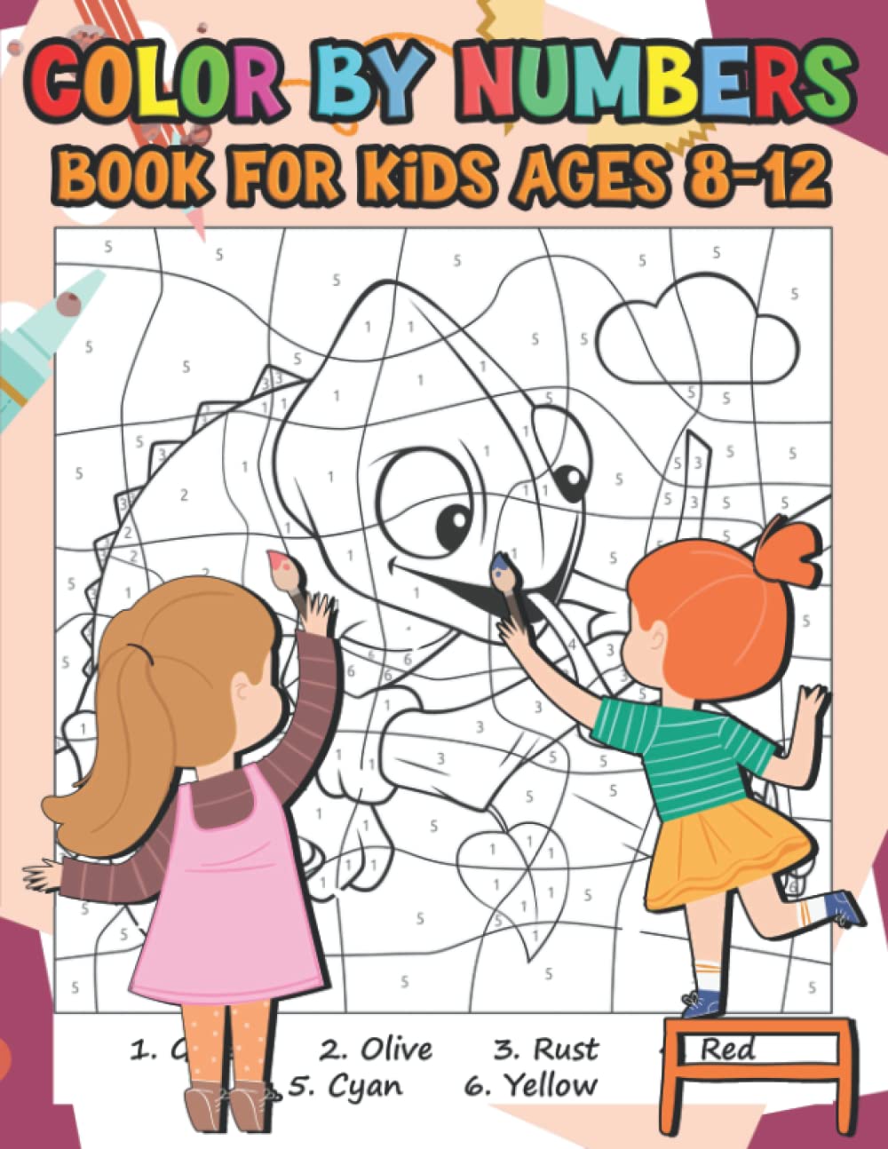 Color By Number Books With Markers - Get More Anythink's