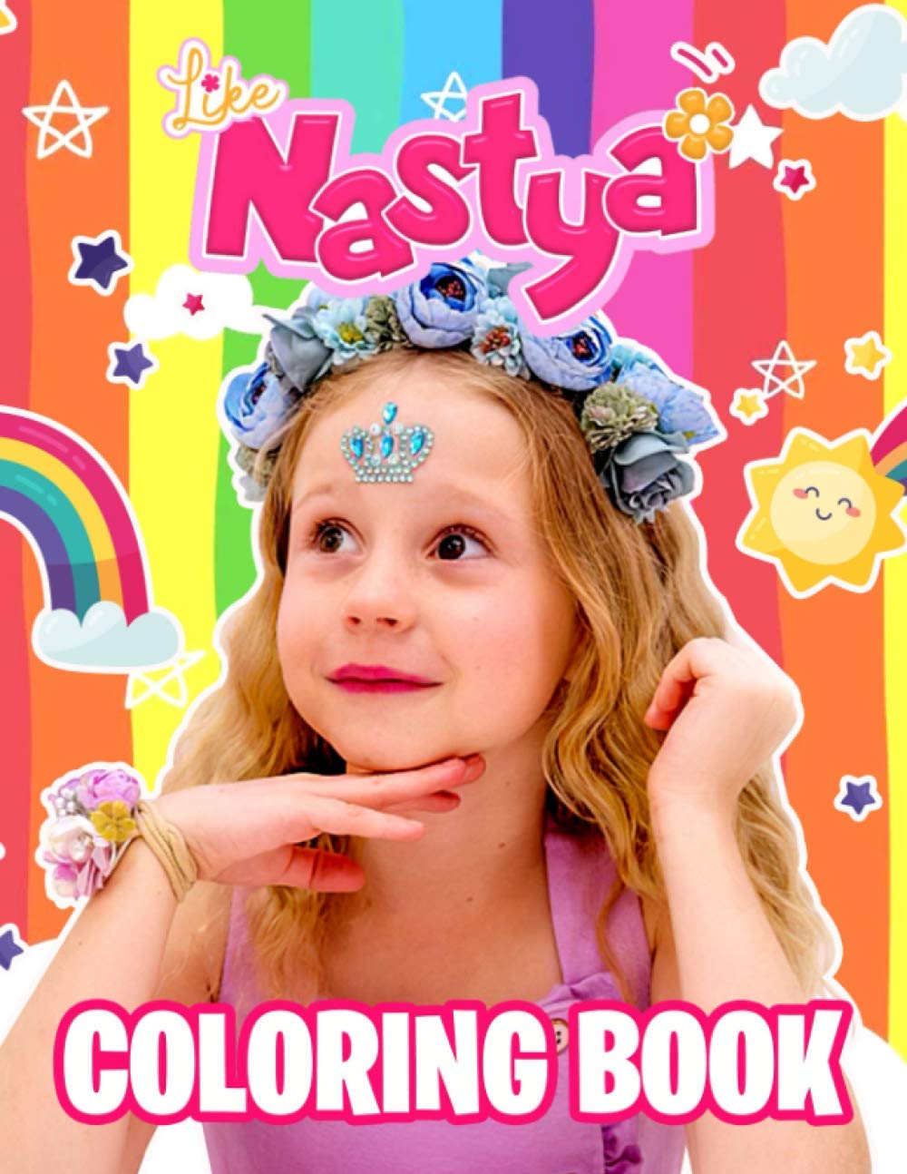 Nastya Coloring Book: An Interesting Coloring Book For Kids To Relax