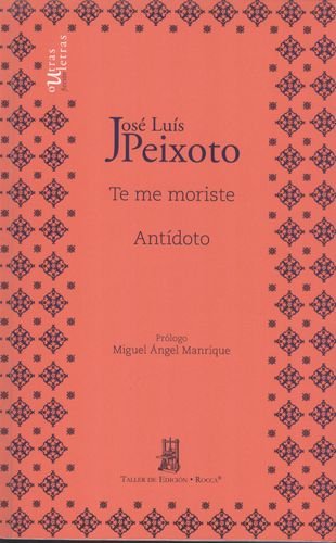 TE ME MORISTE. ANTIDOTO book cover