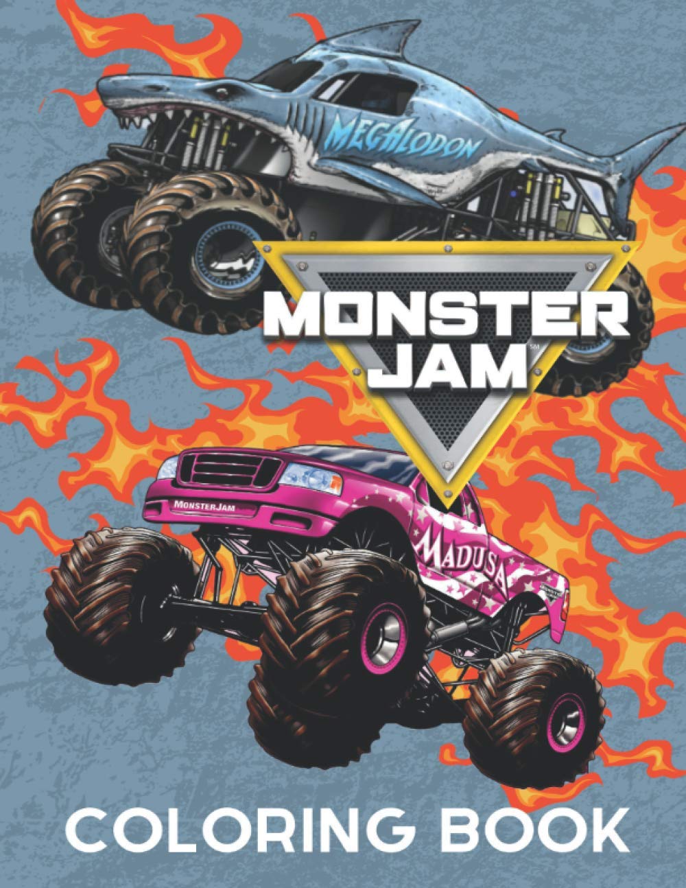 Monster Jam Coloring Book: 36 Stunning Monster Jam Coloring Pages for ...