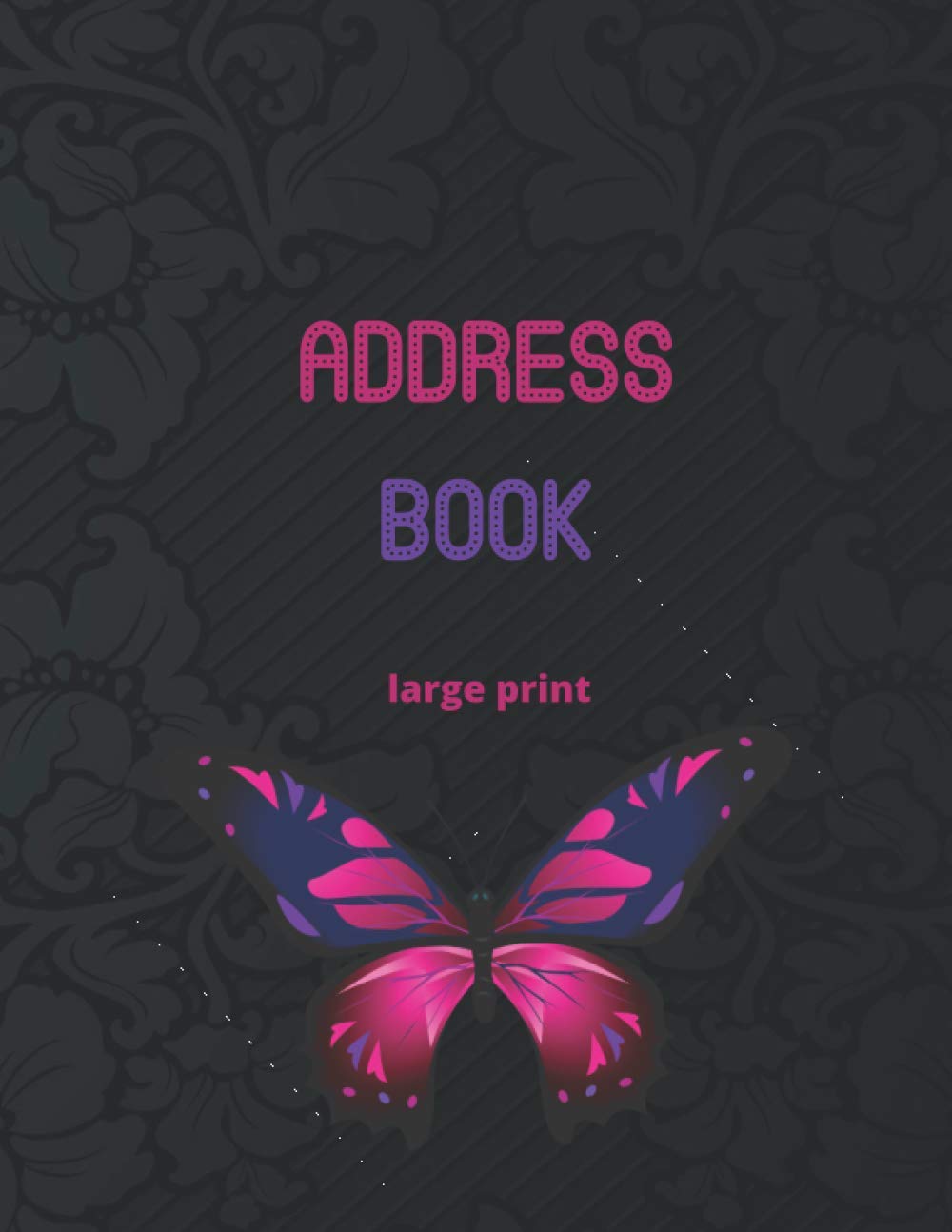 Adress Book "Large Print"8.5 x 11 in. Organizer and Notes with