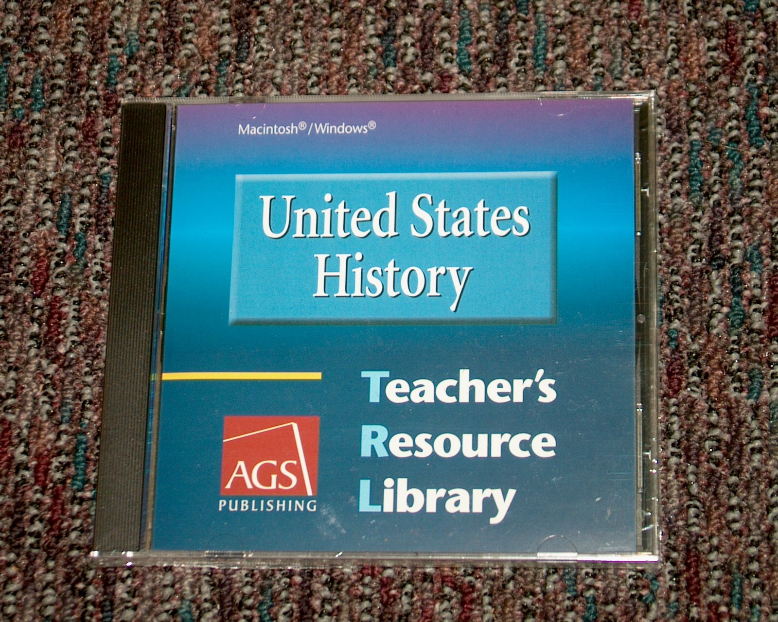 United States History Teachers Resource Library on CDROM by AGS