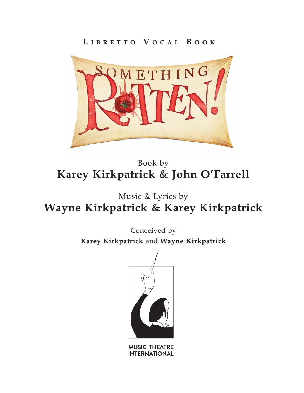Something Rotten!: Libretto Vocal Book