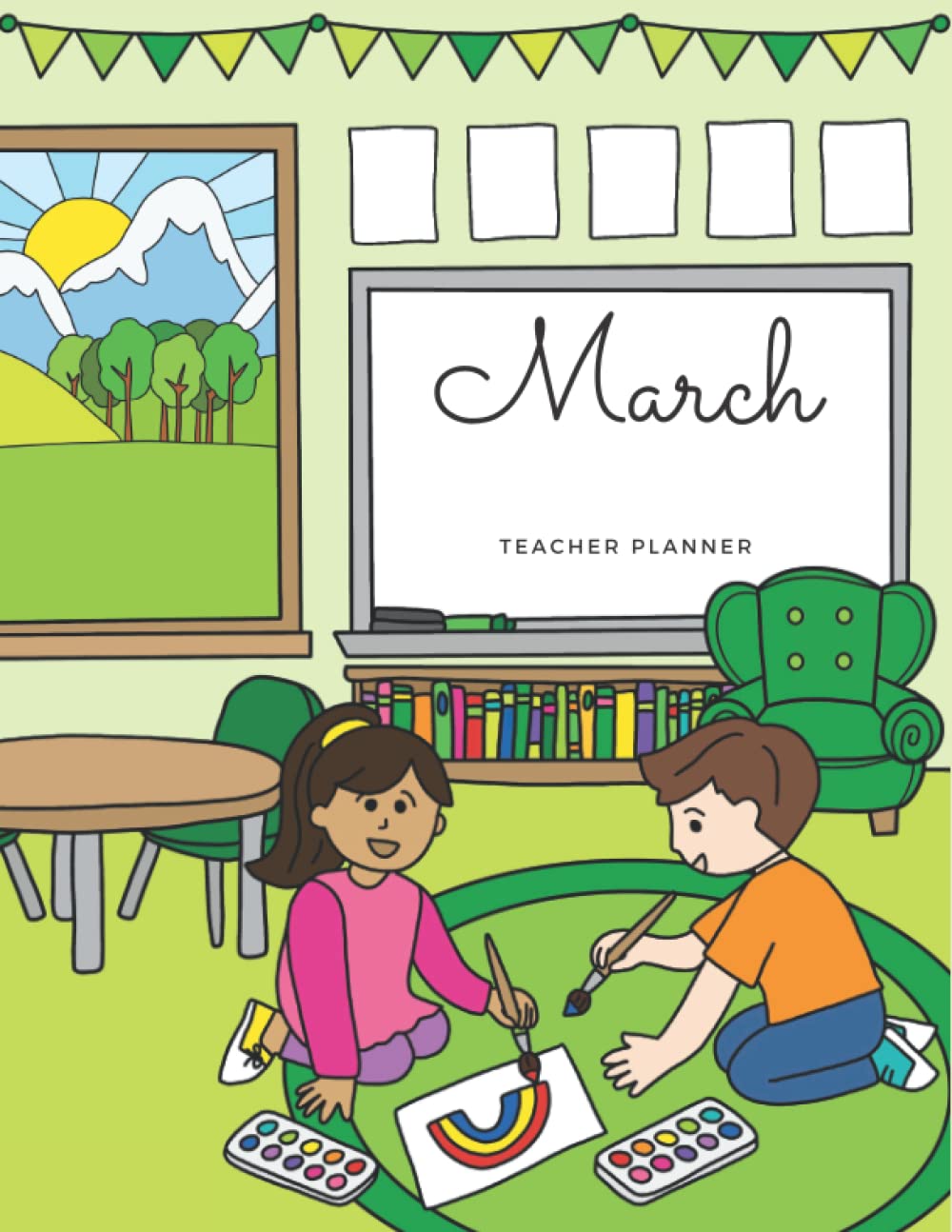 March Teacher Planner for elementary school teachers daily planner