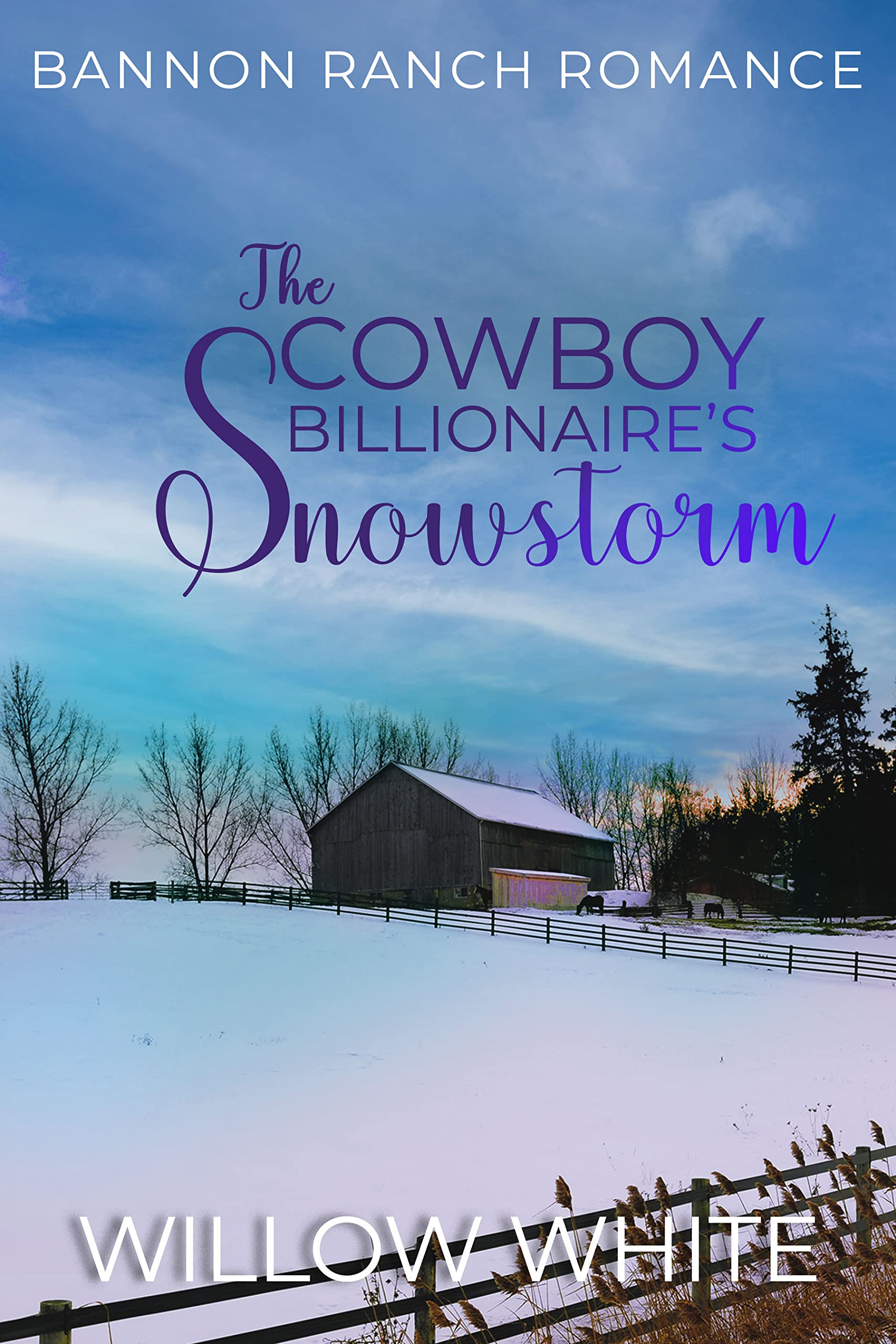 The Cowboy Billionaire's Snowstorm (Bannon Ranch #4) by Willow White ...