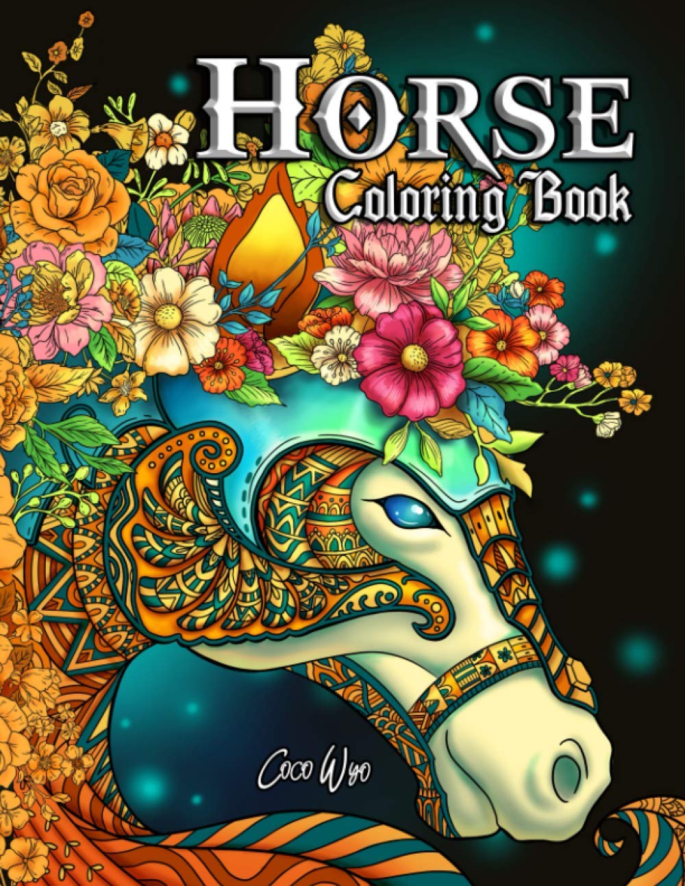 Horse Coloring Book: A Fun Relax Coloring Book For Adults And Horses