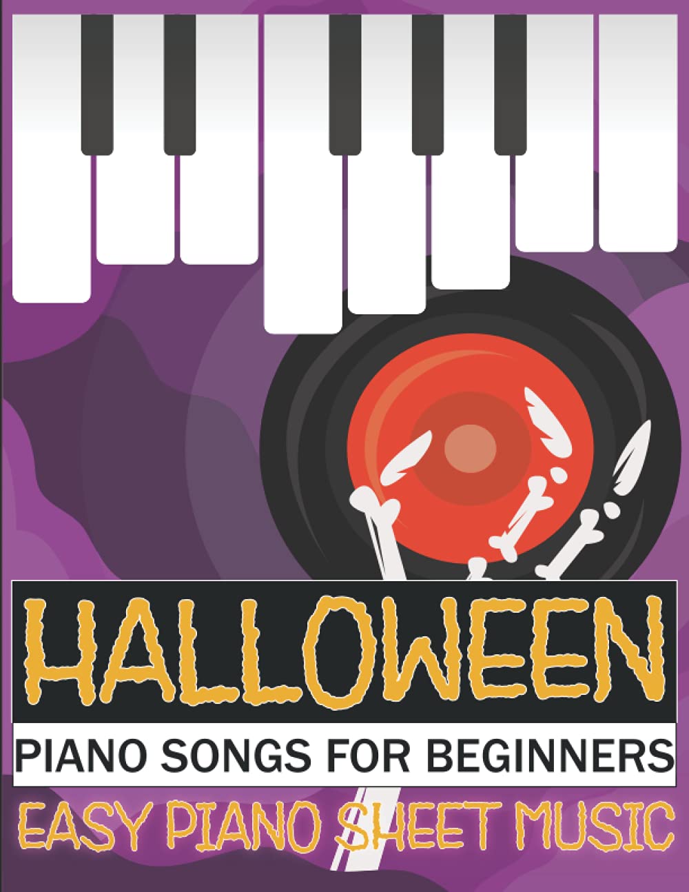 Halloween Piano Songs for beginners Easy Piano Sheet Music by Mary