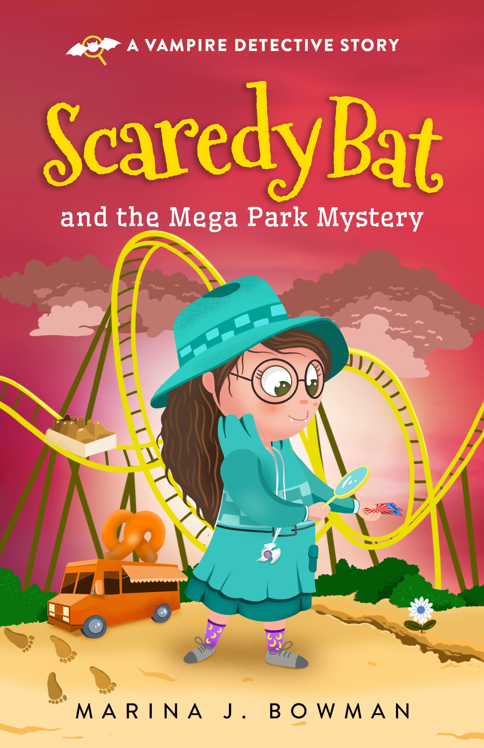 Scaredy Bat and the Mega Park Mystery book cover