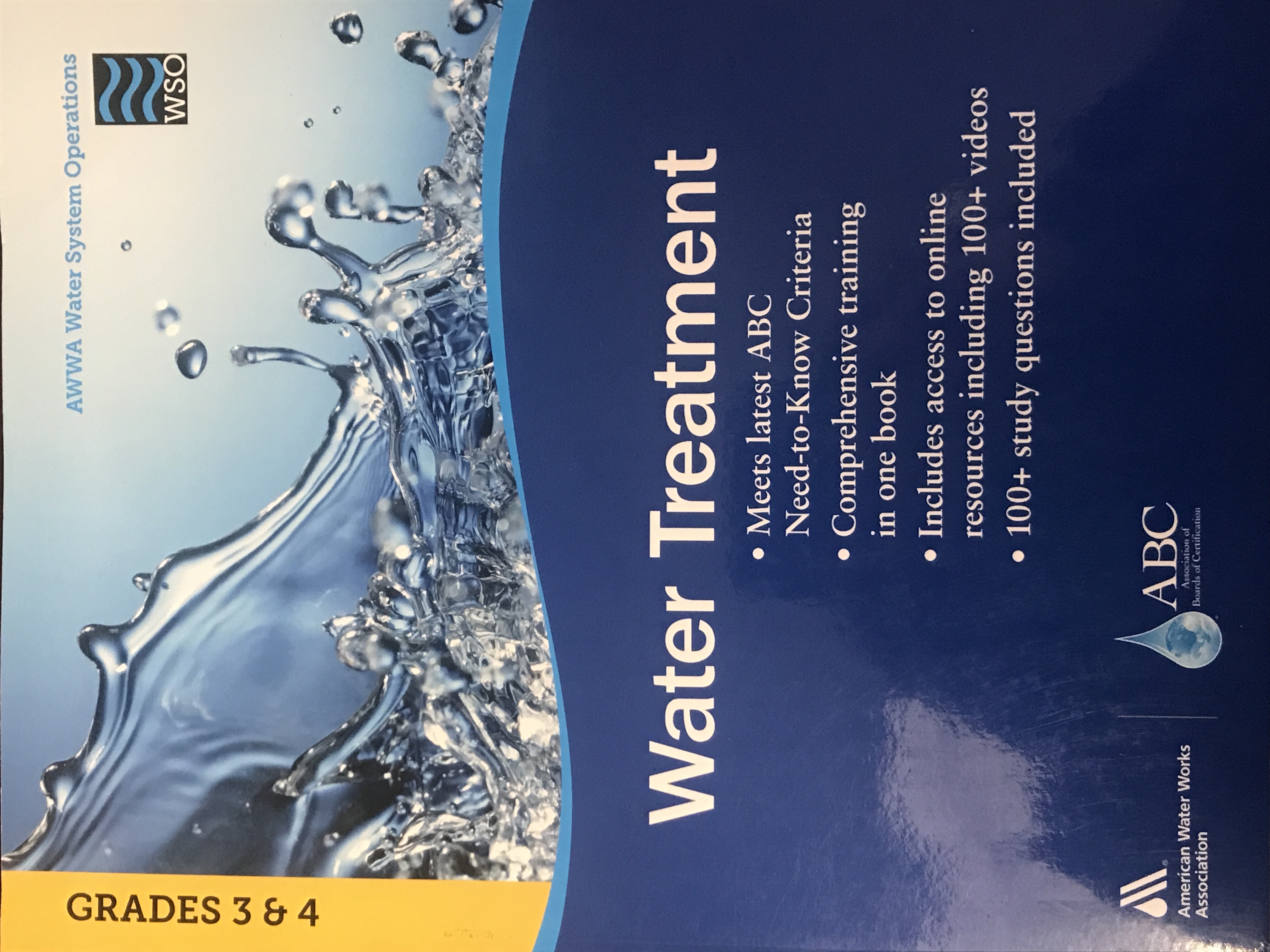 Water Treatment, Grades 3&4 by American Water Works Association Goodreads