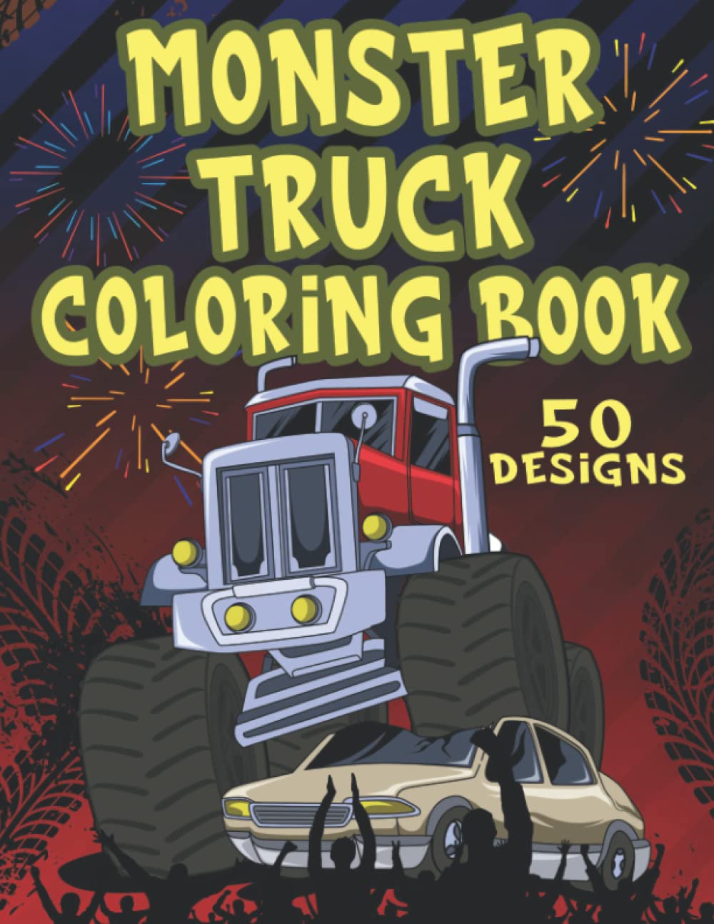 Monster Truck Coloring Book: Trucks & Monster Trucks to Color for Kids ...