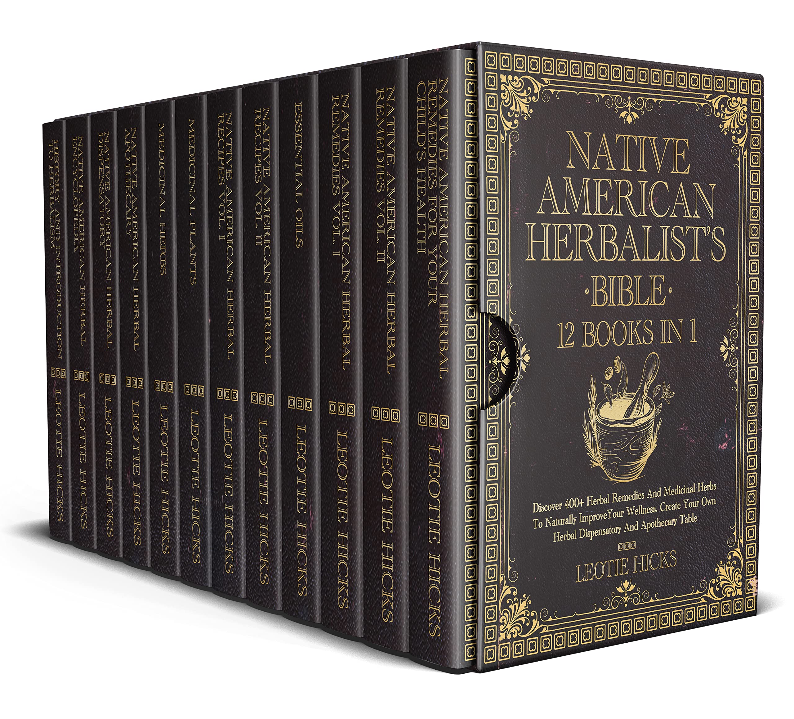 Native American Herbalist's Bible 12 Books in 1 Discover 400+ Herbal
