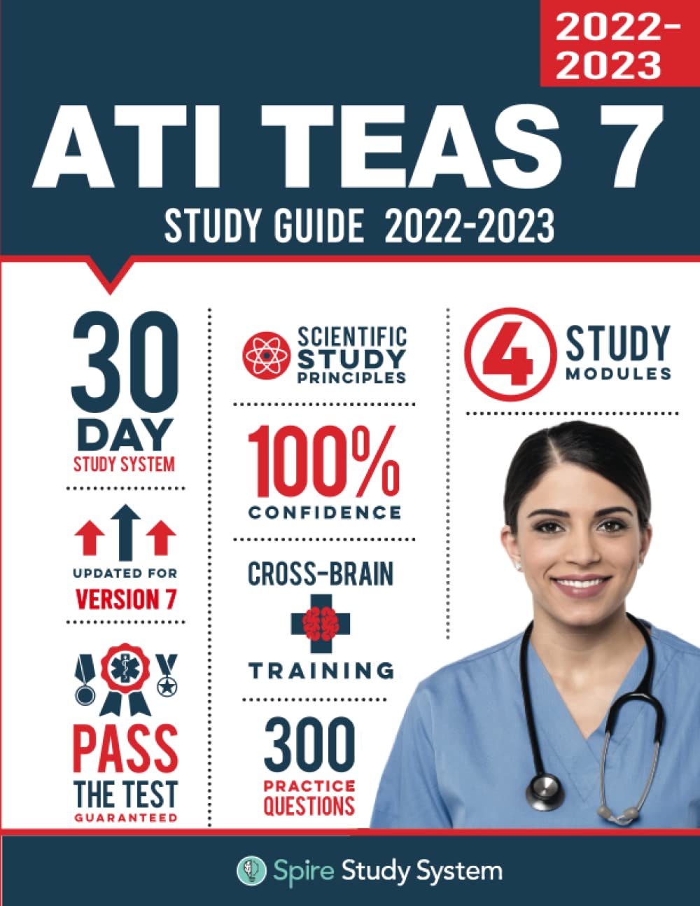 ATI TEAS 7 Study Guide: Spire Study System's ATI TEAS 7th Edition Test ...