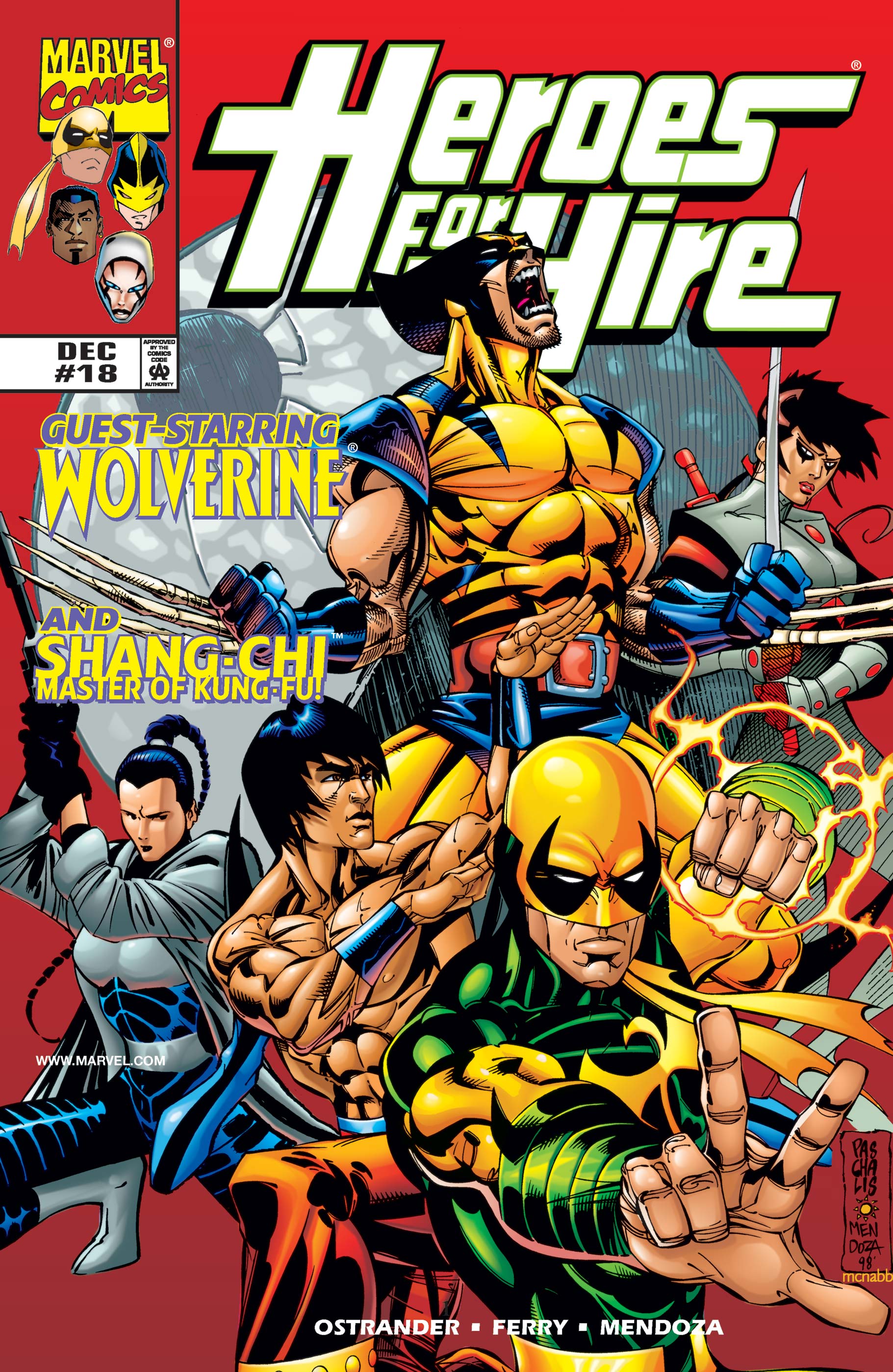 Heroes For Hire (1997-1999) #18 (Heroes for Hire book cover