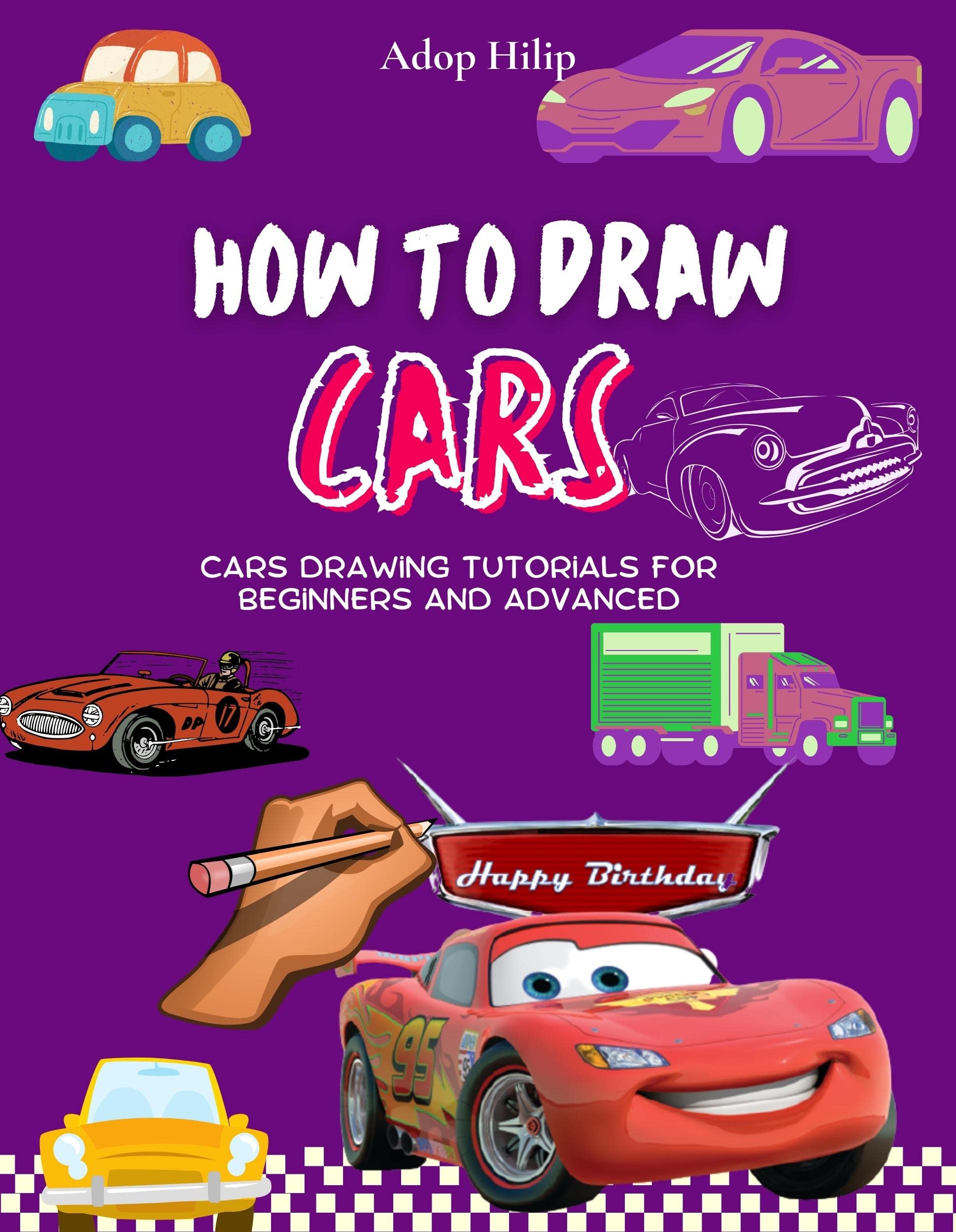 How to Draw Cars Learn How to Draw for Kids with Step by Step Drawing Draw 24 Different Cars