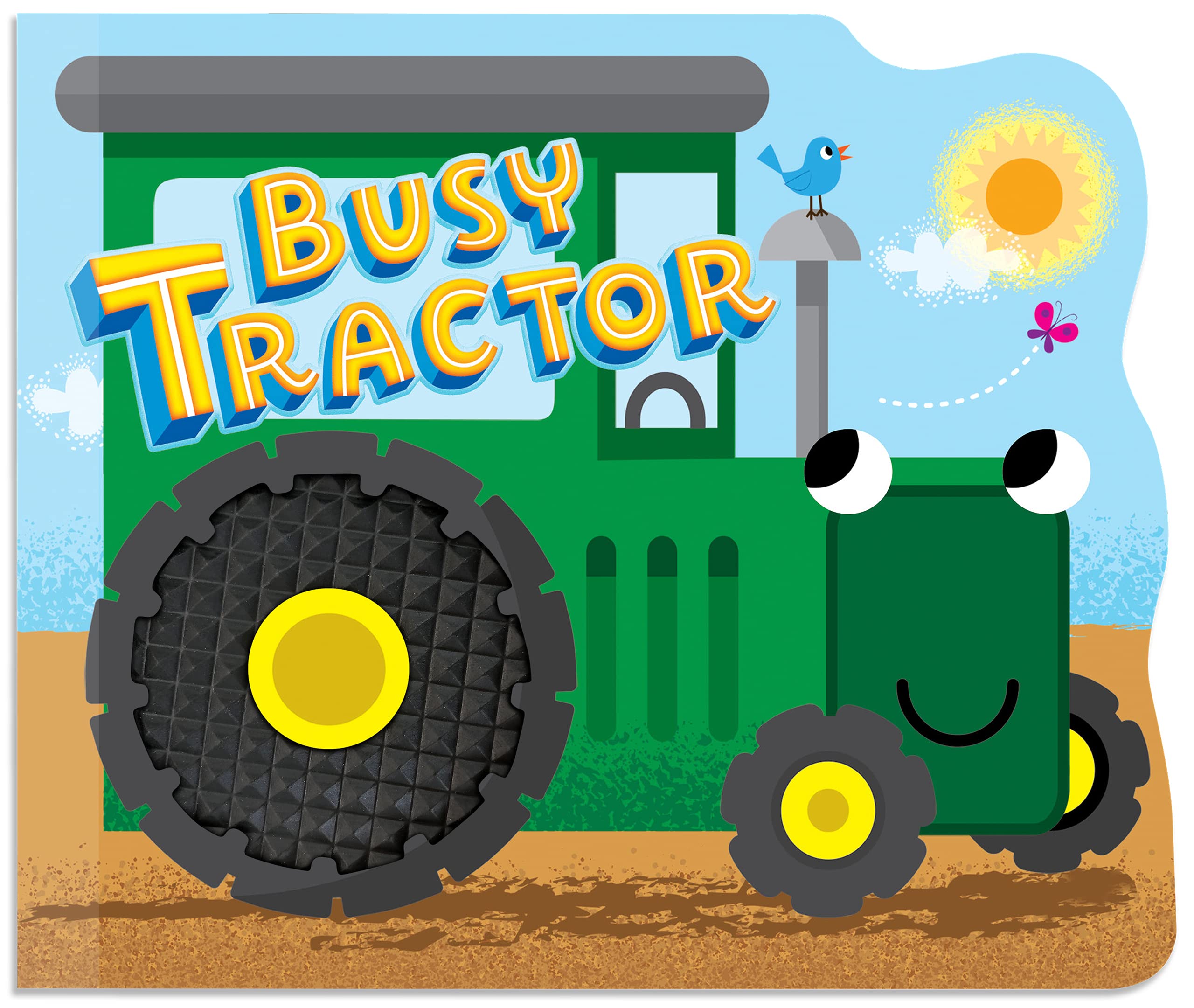 Busy Tractor - Touch and Feel Board Book - Sensory Board Book book cover
