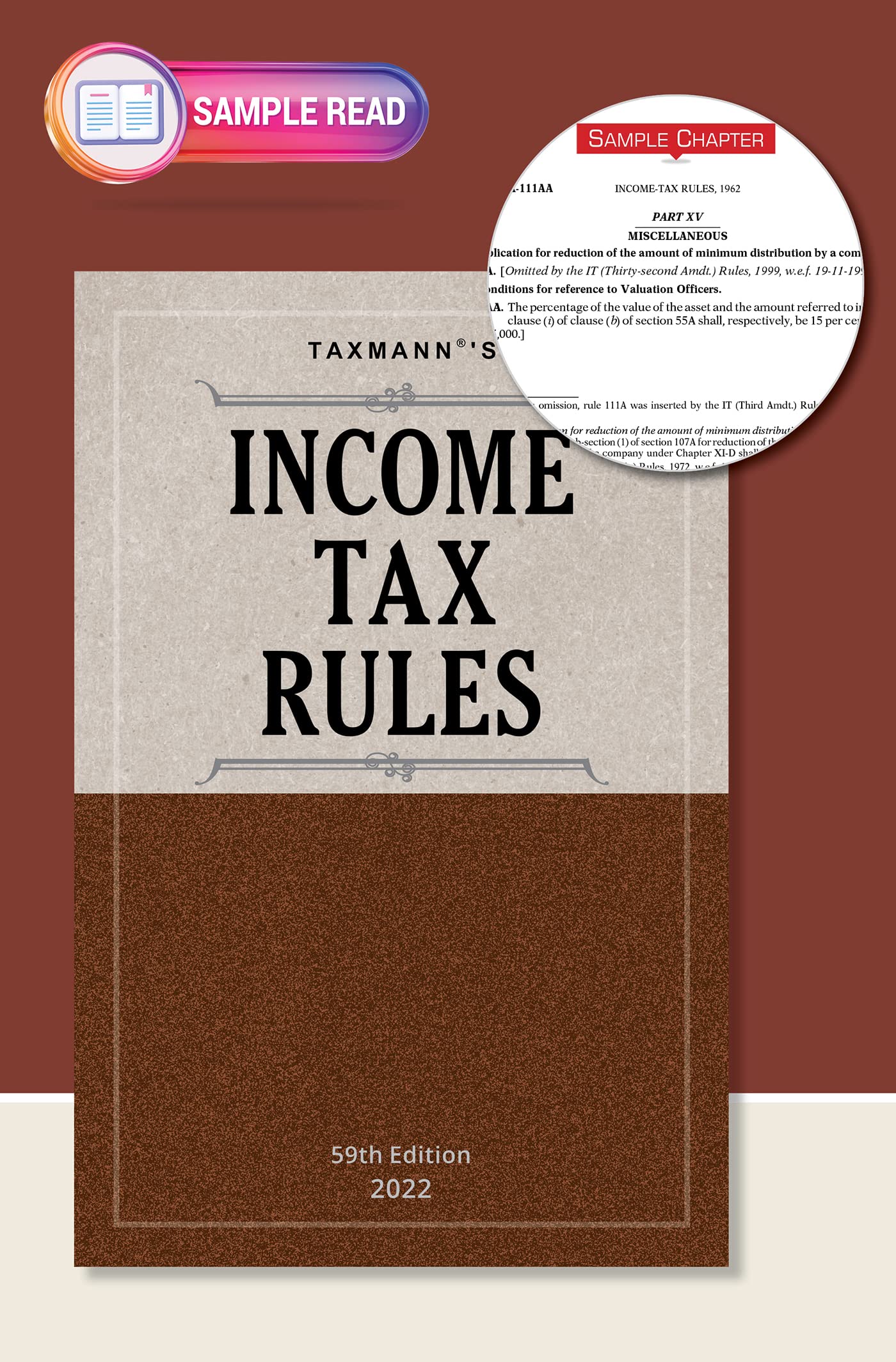 Taxmann's Tax Rules (Set of 2 Vols.) Covering Amended, Updated