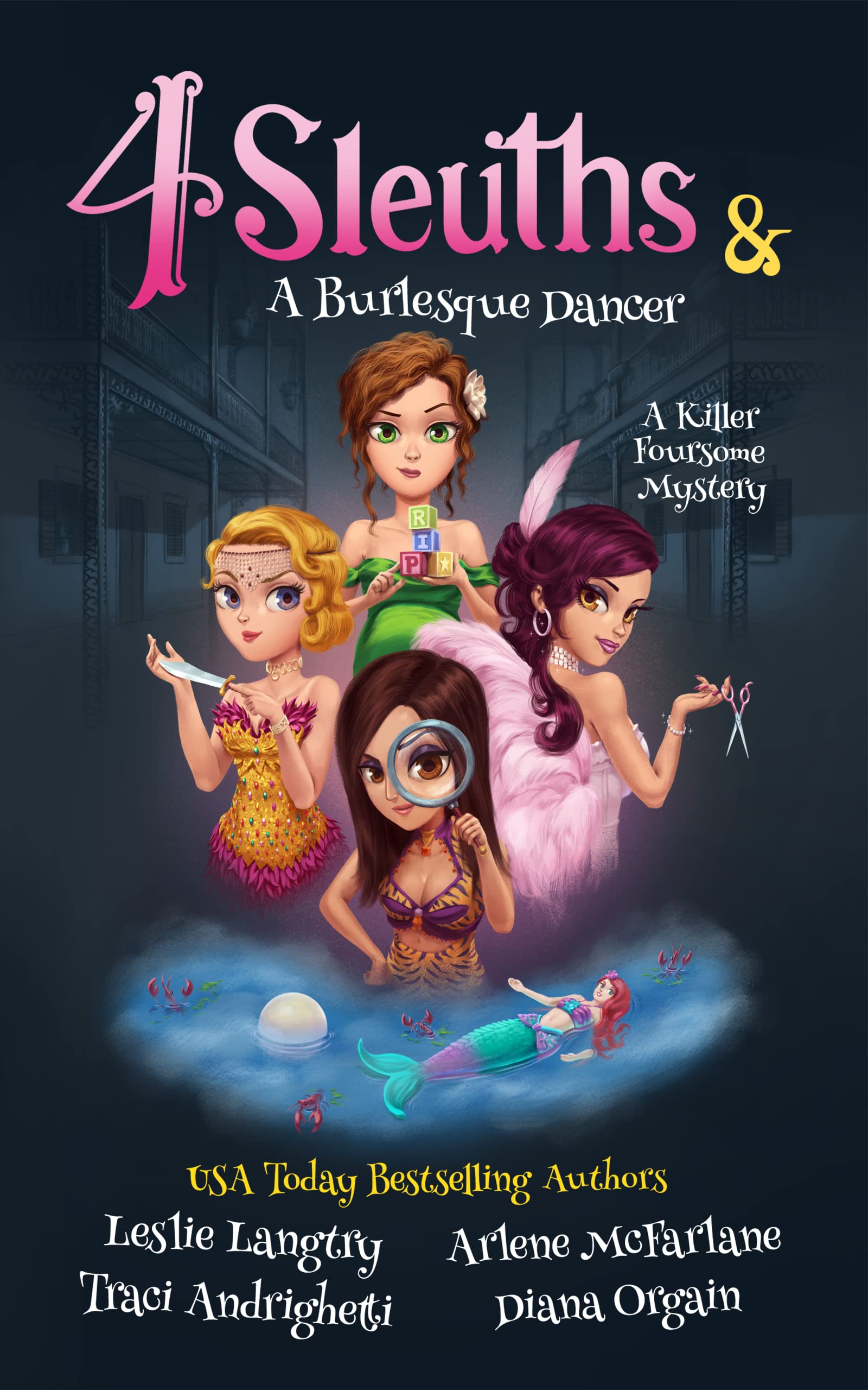 4 Sleuths & A Burlesque Dancer book cover