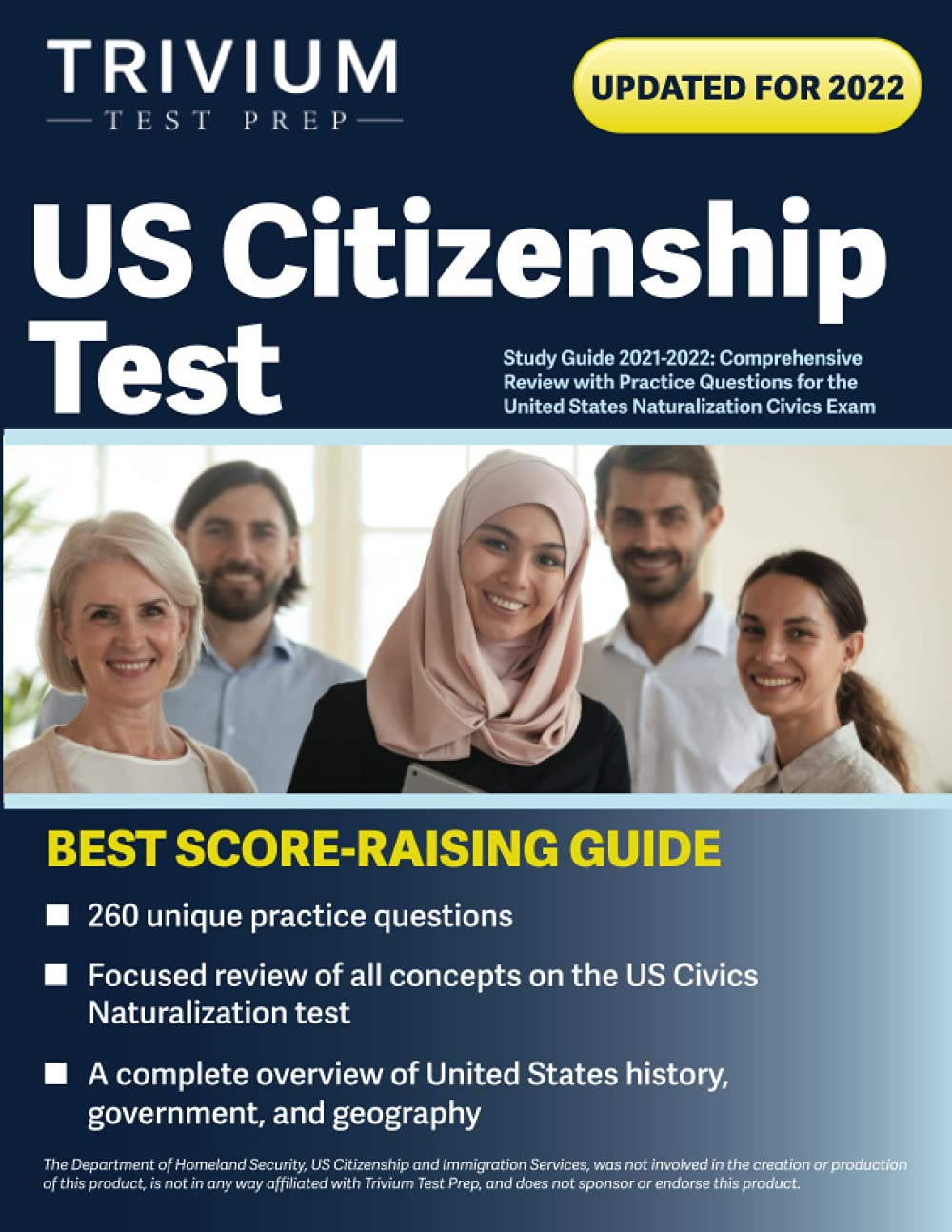 US Citizenship Test Study Guide 20212022 Comprehensive Review with