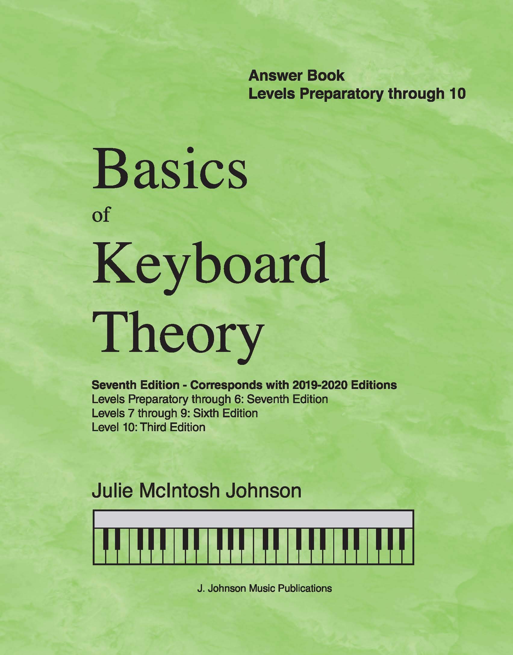 Basics of Keyboard Theory Answer Book, Seventh Edition by Julie