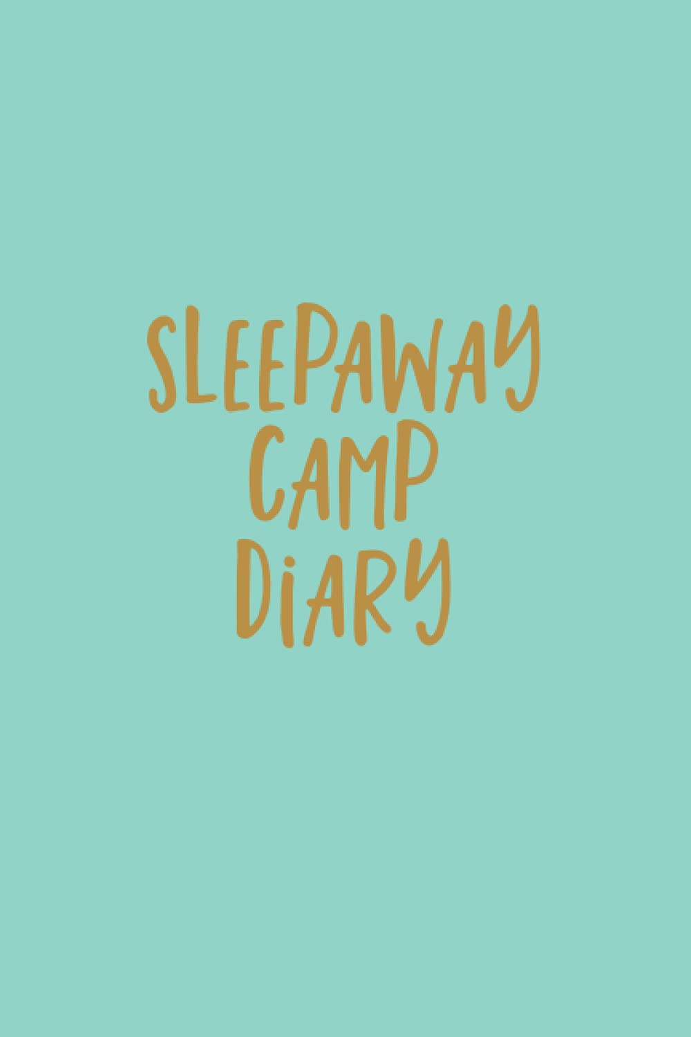 Sleepaway Camp Diary Small Simple Lined Journal for Journaling