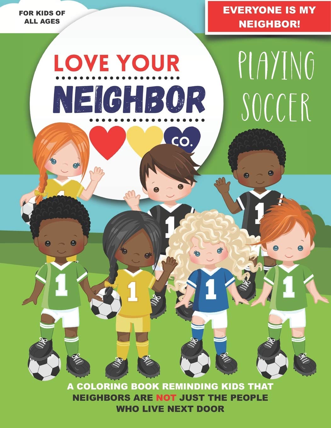 Love Your Neighbor Co. Playing Soccer by Love Your Neighbor Co