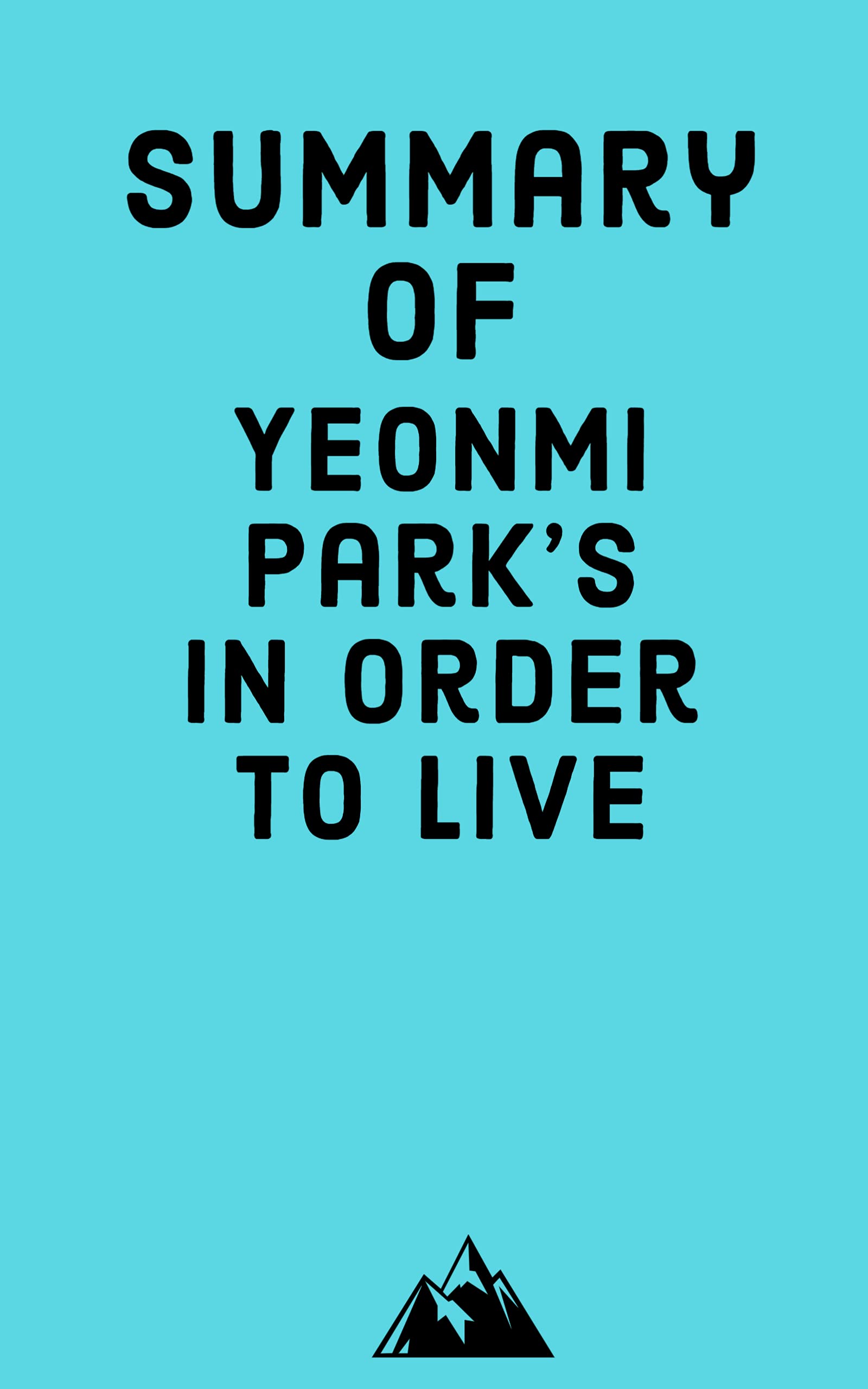 IN ORDER TO LIVE SUMMARY visual data 7