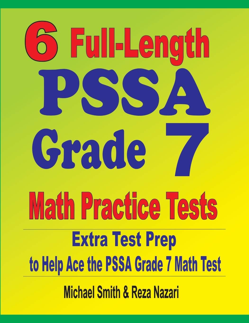 6 FullLength PSSA Grade 7 Math Practice Tests Extra Test Prep to Help
