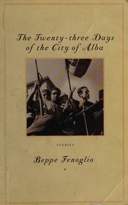 The Twenty-three Days of the City of Alba cover