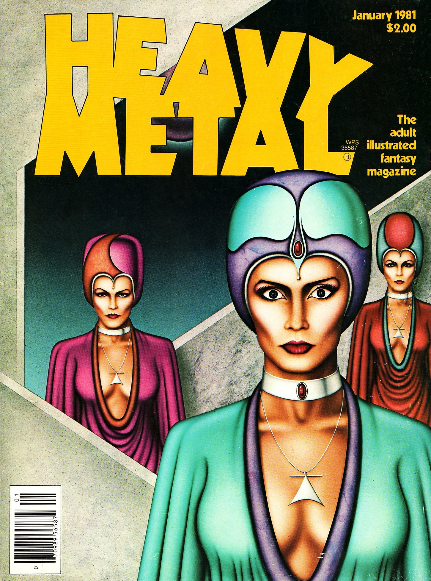 Heavy Metal, January 1981 book cover