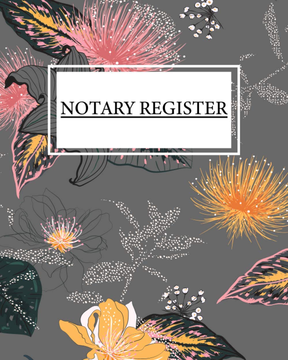 Notary Register Professional Notary Book To Log Notorial Record Acts