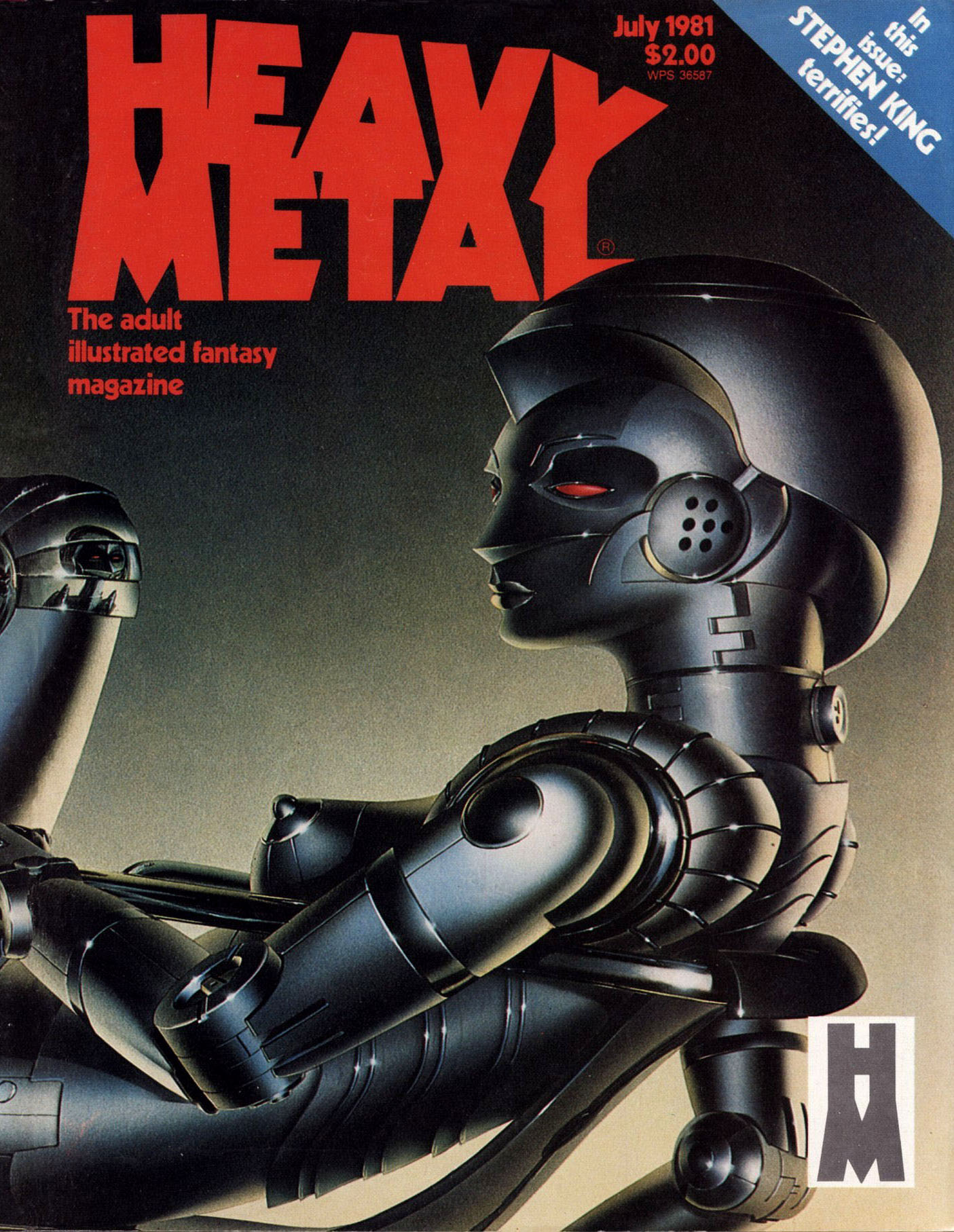 Heavy Metal, July 1981 book cover