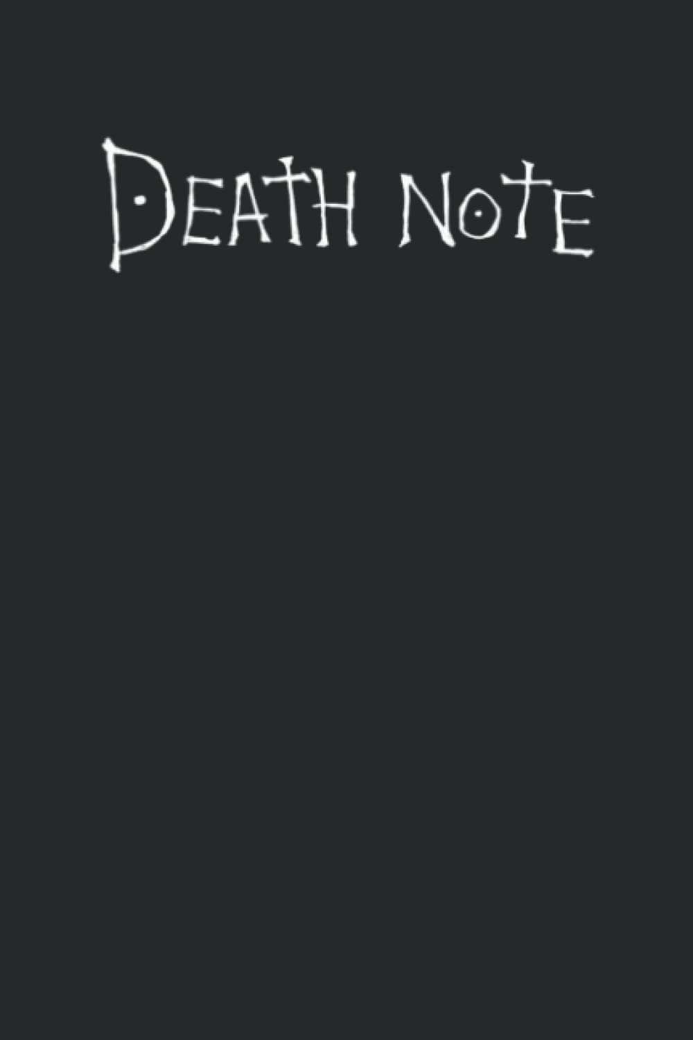Death Notes Notebook Notebook Inspired From The Real Death Notes