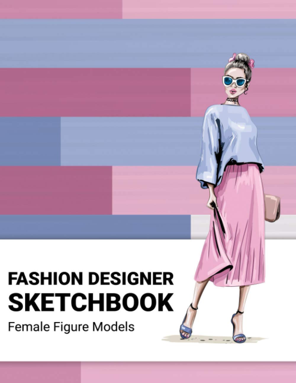 Fashion Designer Sketchbook 440 Large Female Figure Models for 8