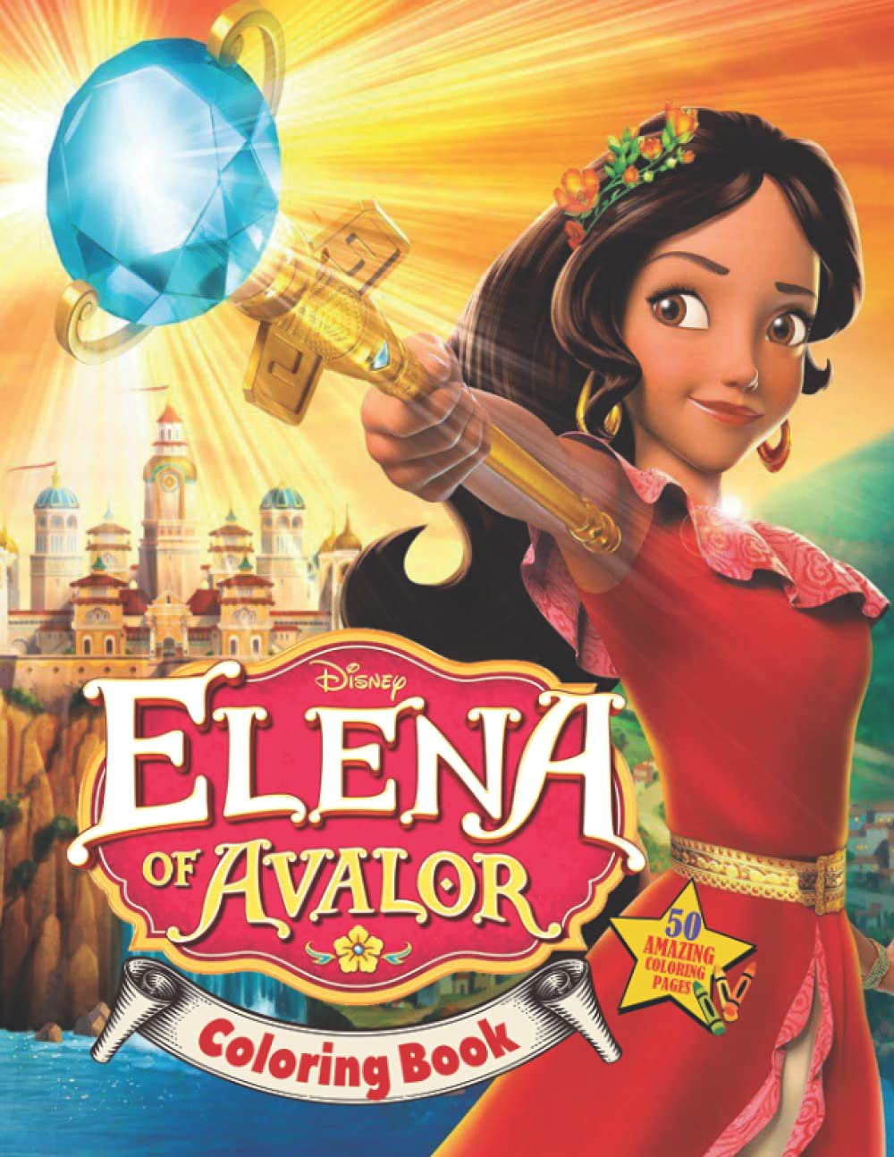Elena of Avalor Coloring Book: Great Coloring Book for Kids and Fans
