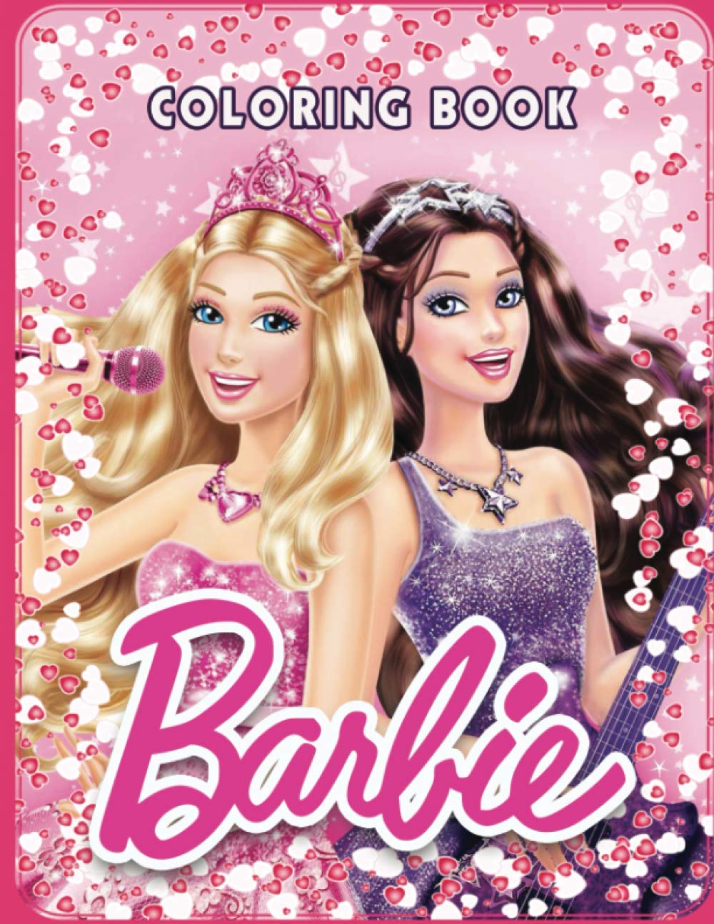 Barbie Coloring Book: Amazing book to color for stress-relieving with HIGH QUALITY IMAGES by