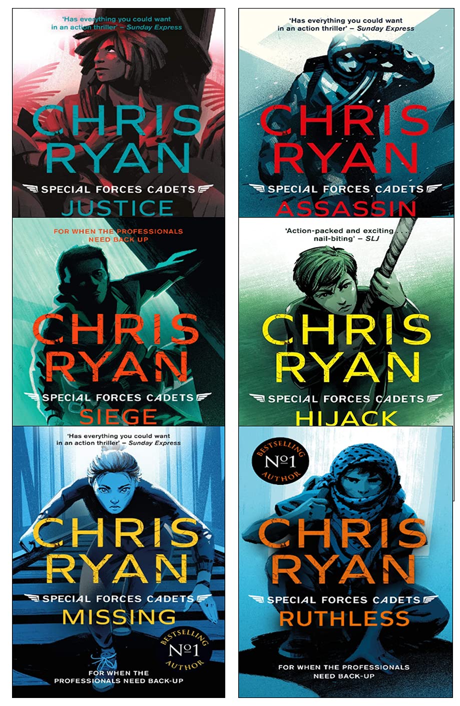 Special Forces Cadets Series 6 Books Collection Set By Chris Ryan by