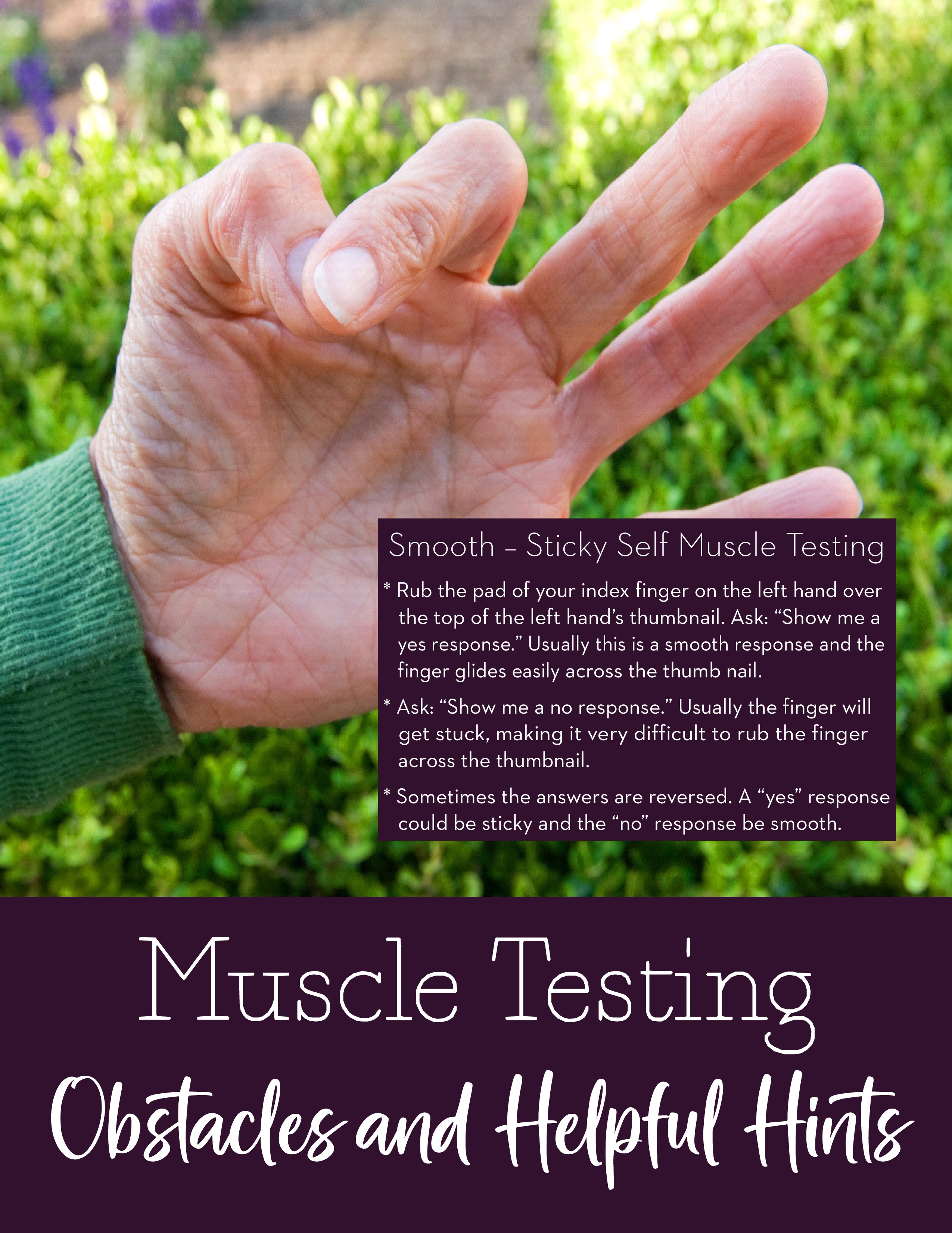 Muscle Testing: Obstacles and Helpful Hints by Tessa Cason | Goodreads