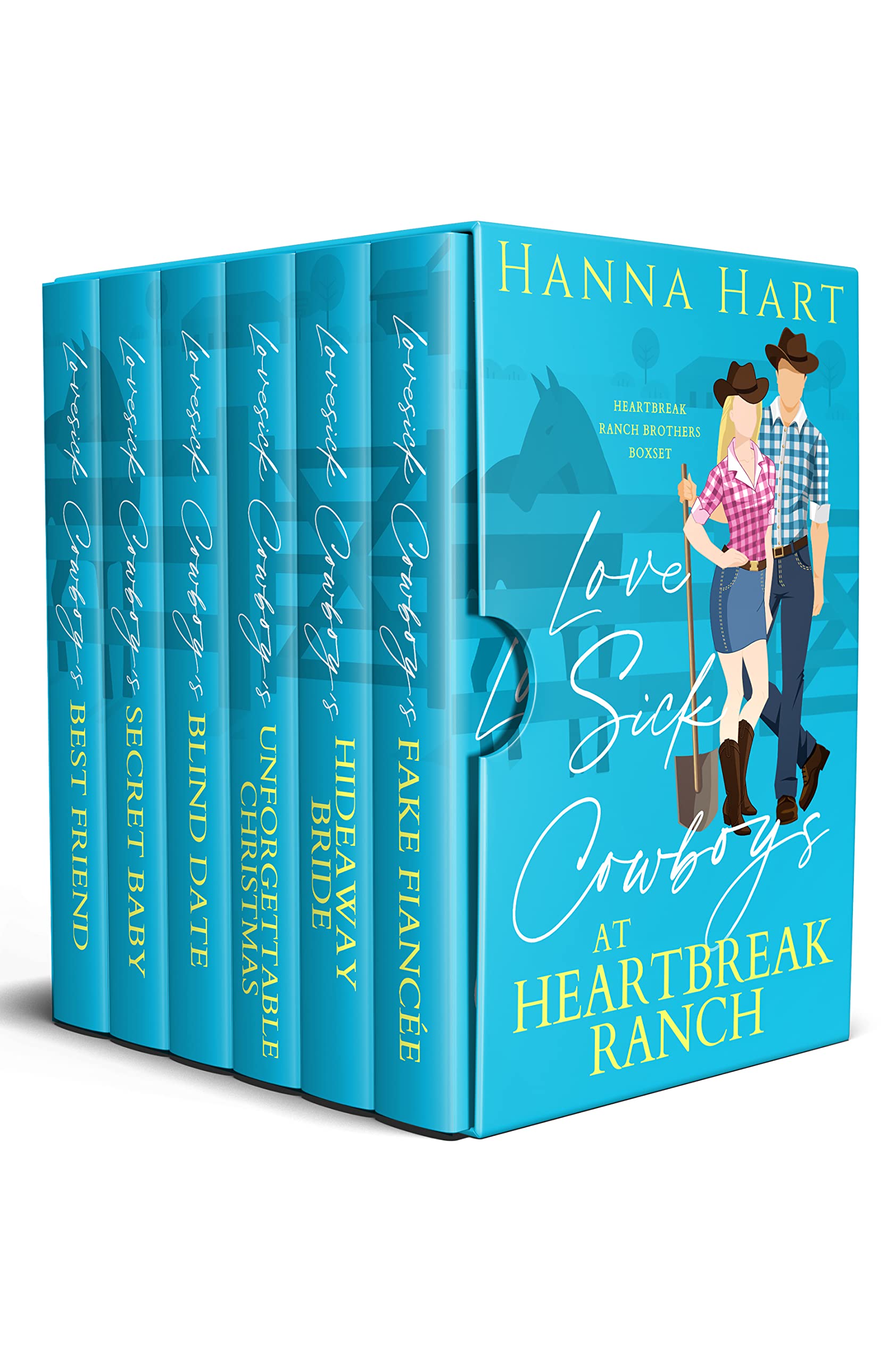 Lovesick Cowboys at Heartbreak Ranch: Heartbreak Ranch Brothers Boxset