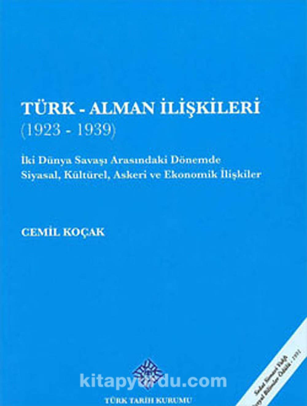 Türk-Alman ilişkileri, 1923-1939 book cover
