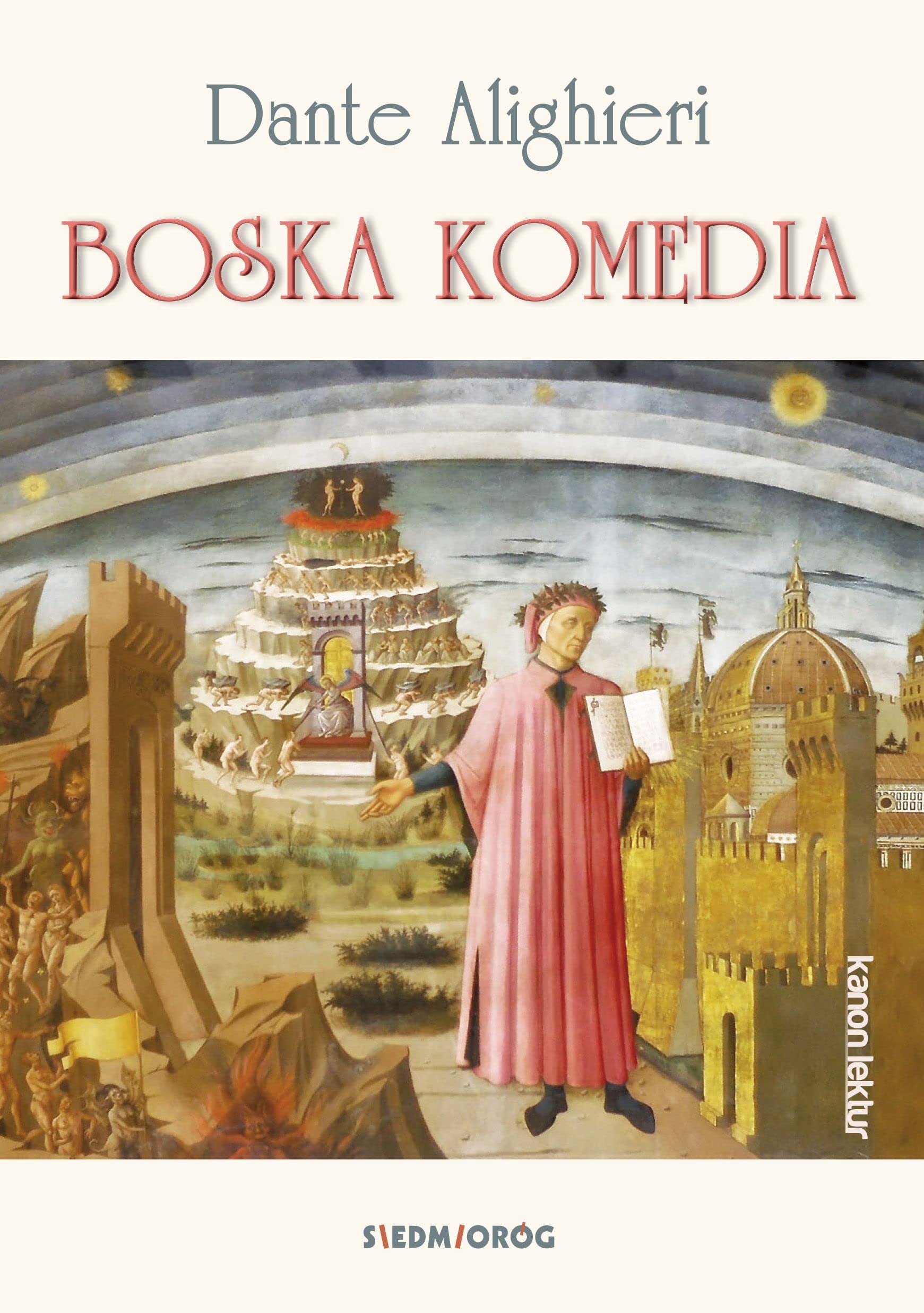 Boska komedia book cover
