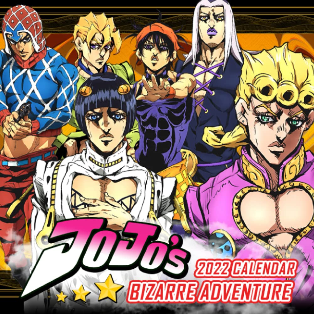 Jojo's Bizzare Adventure Calendar 2022 October 2021 December 2022