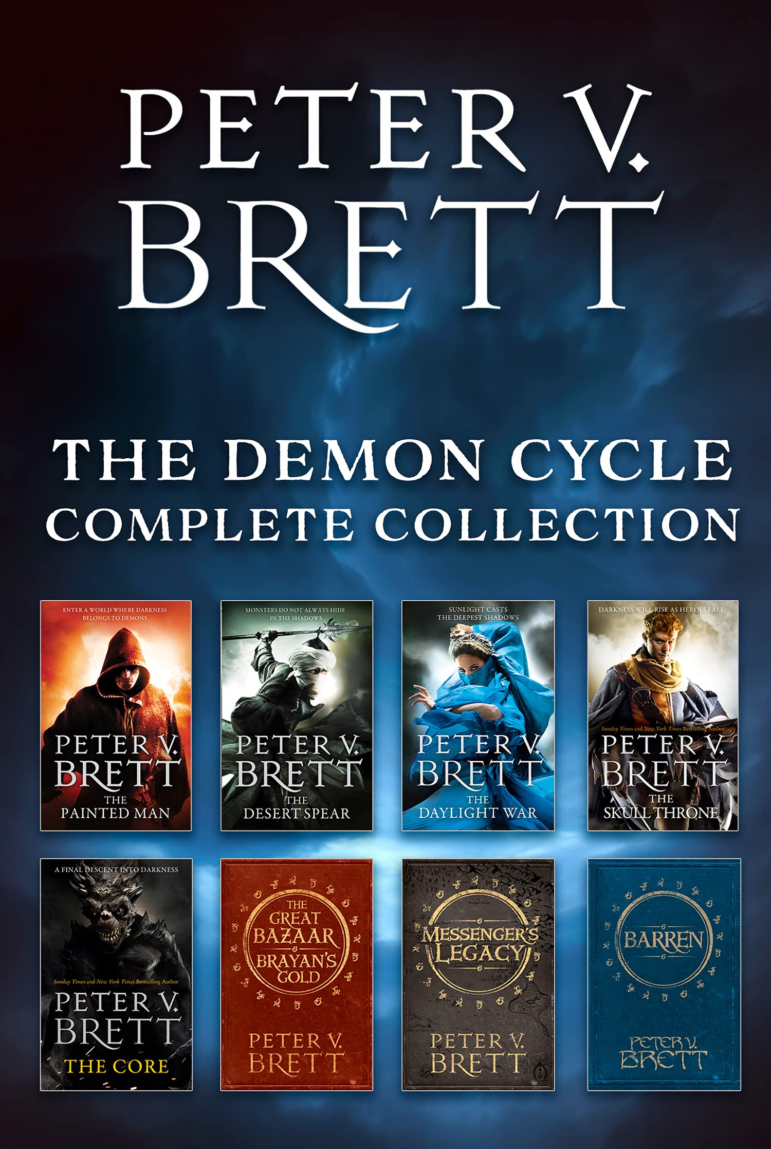 The Demon Cycle Complete Collection Books and Novellas by Peter V. Brett Goodreads